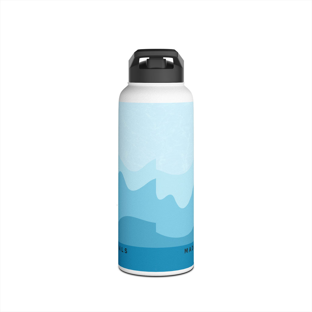 Aqua Stainless Steel Water Bottle, Eco-Friendly Hydration for Travel, Sports, Yoga, Gifts, Outdoor Adventures