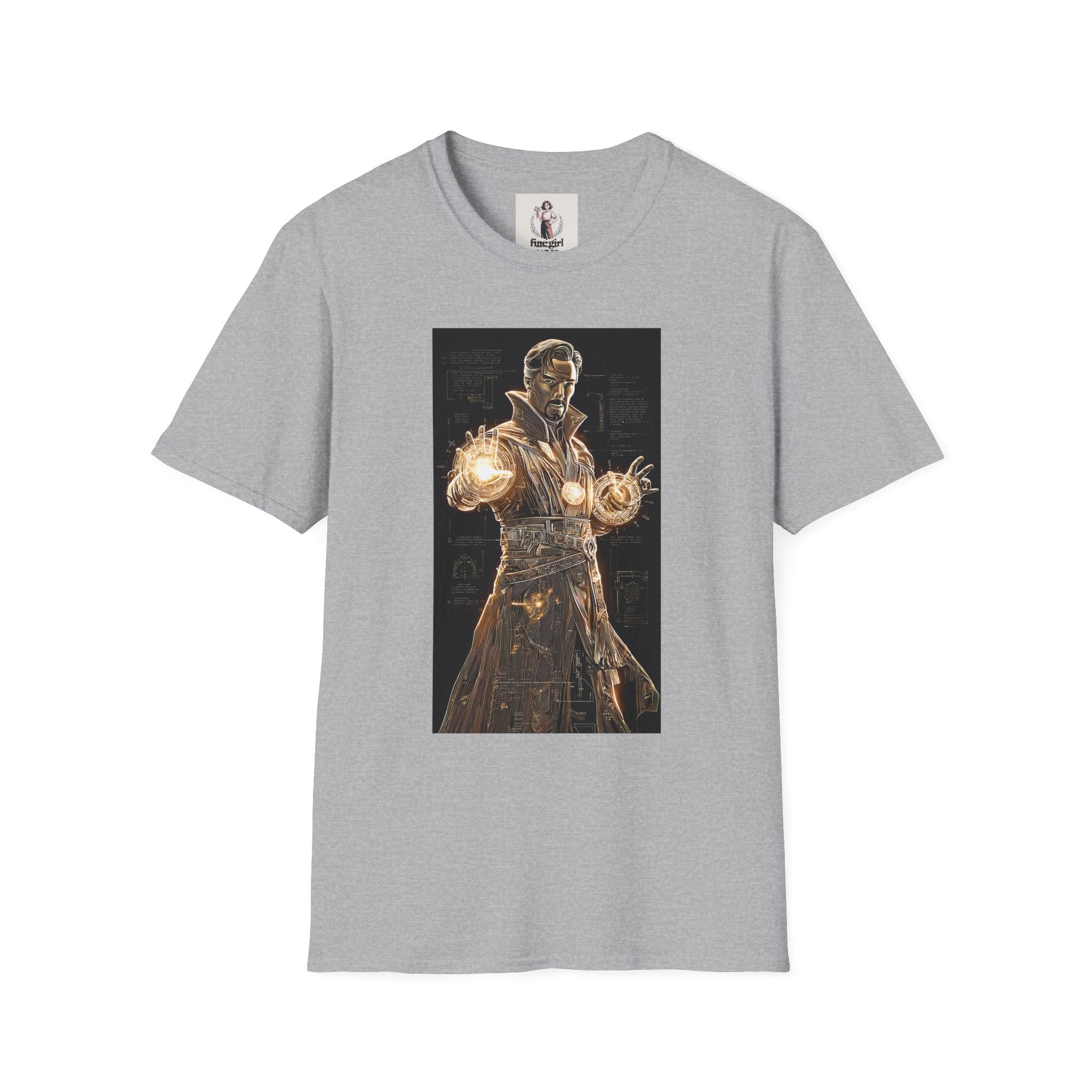 Dr Strange Superhero Marvel Unisex Softstyle T-Shirt, Comic Book Tee, Geeky Clothing, Cosplay Costume Top