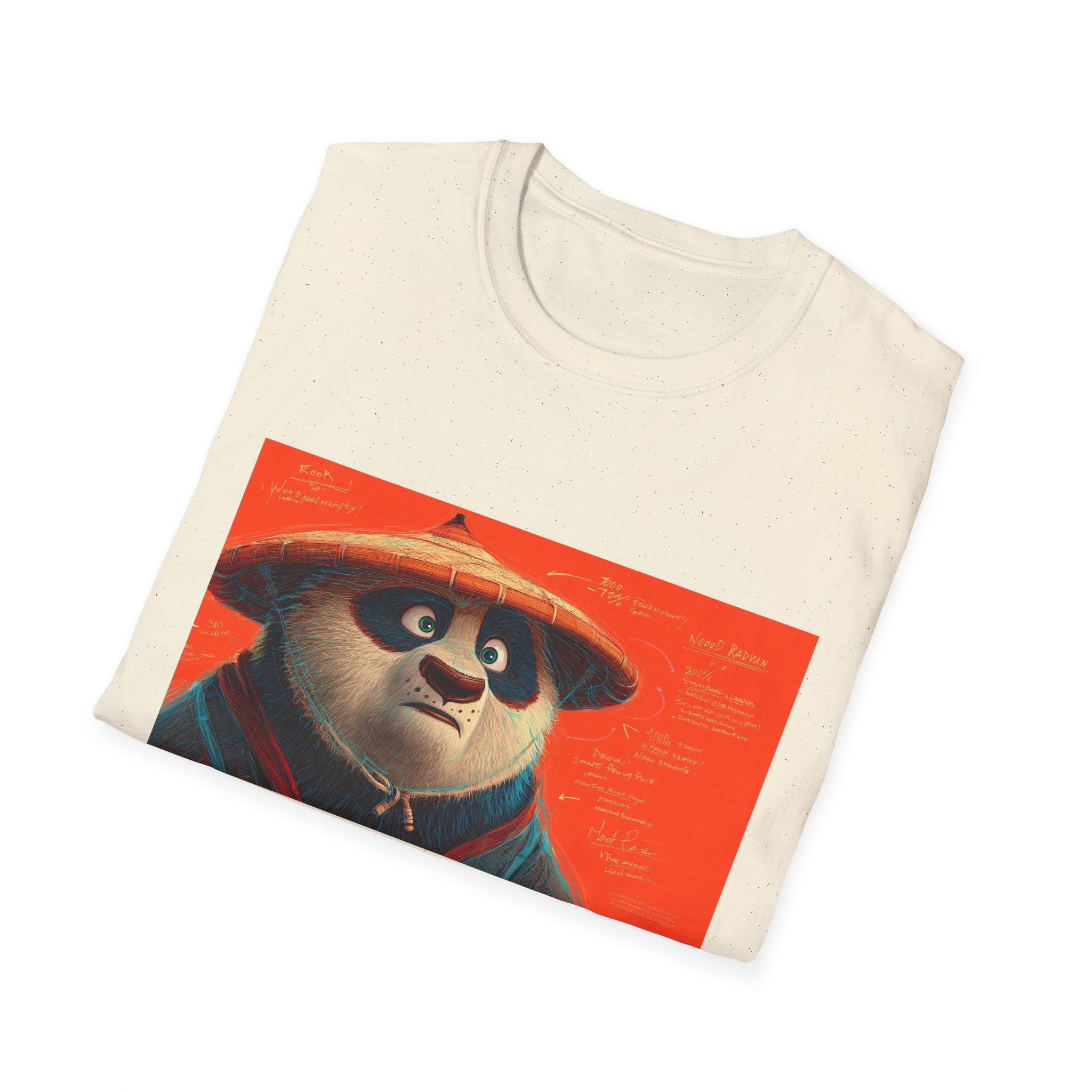 Kung Fu Panda Unisex Softstyle T-Shirt, DreamWorks Animation Youth Competitor Tee, Graphic Tee, Movie Fan Gift, Cult Classic Shirt, Comfy