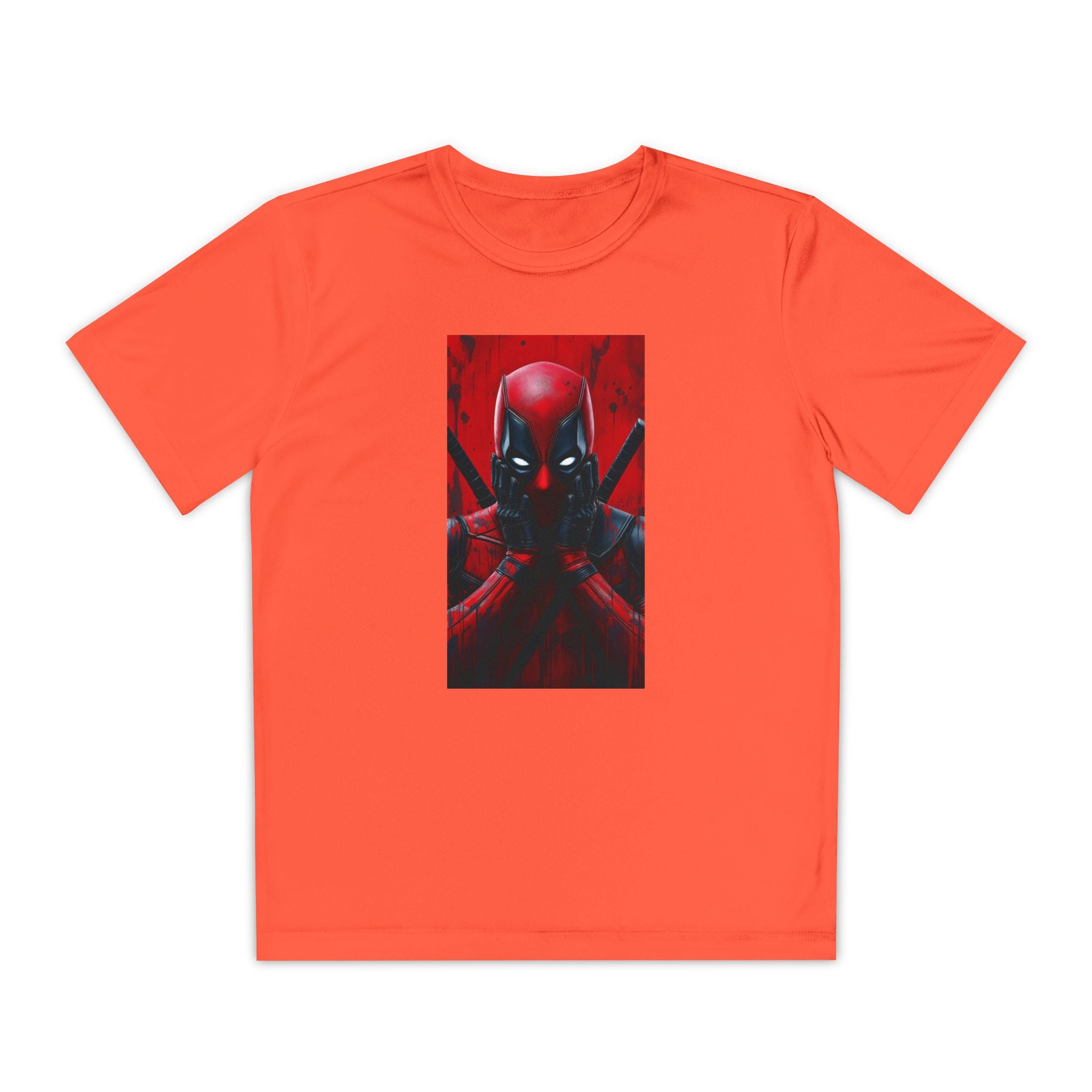 Deadpool Superhero Marvel Patriotic, Kids Graphic T-Shirt, Boys Hero Top, Girls Comic Book Clothing, Birthday