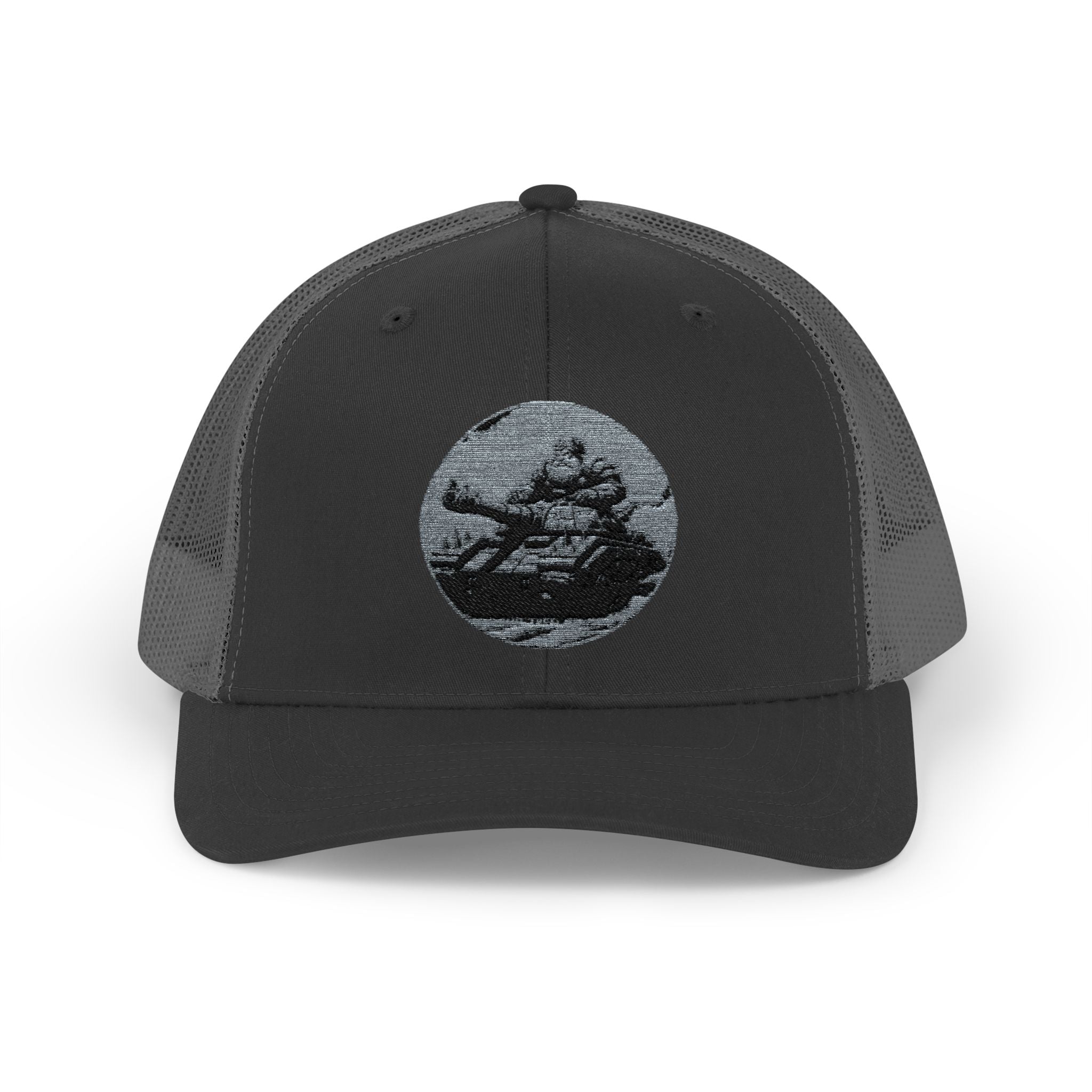Santa Claus On A Tank Christmas Patriotic, Trucker Cap, Patriotic hat, Truckers Hat, Patriotic Accessories