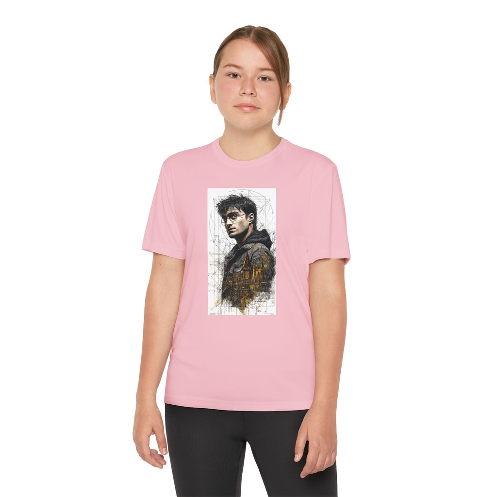 Youth Competitor Tee - Harry Potter, Wizard School Shirt, Magical Kids Top, Hogwarts Fan Gift, Sorcerer's Stone T-Shirt