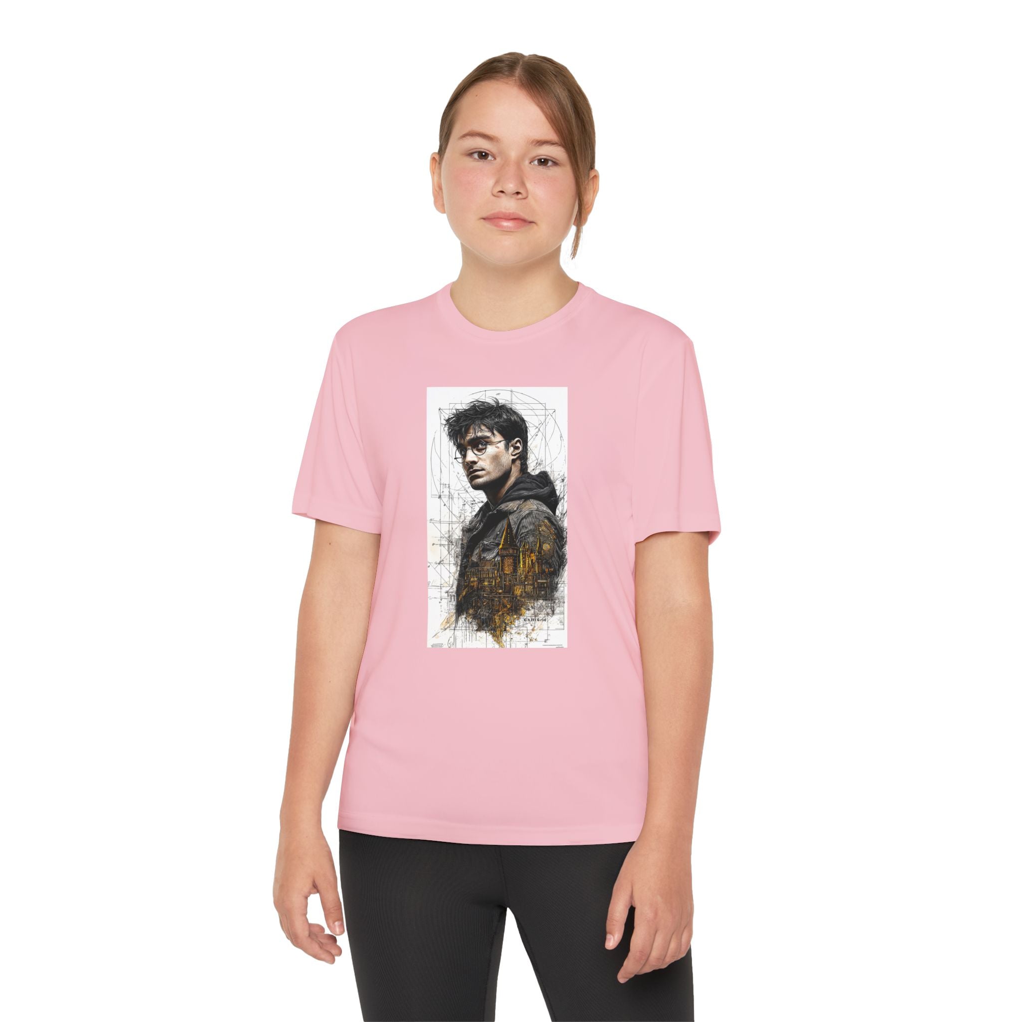 Youth Competitor Tee - Harry Potter, Wizard School Shirt, Magical Kids Top, Hogwarts Fan Gift, Sorcerer's Stone T-Shirt