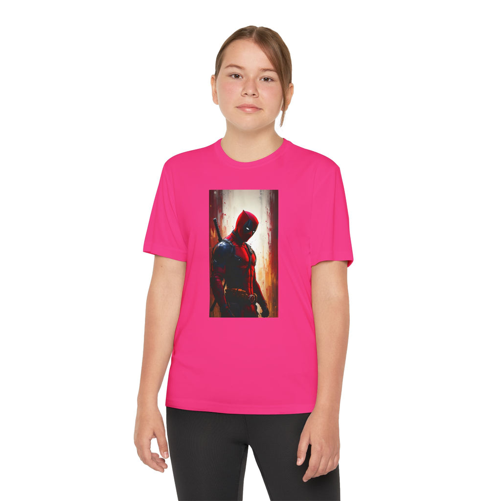 Deadpool Superhero Marvel Patriotic, Kids Graphic T-Shirt, Boys Hero Top, Girls Comic Book Clothing, Birthday