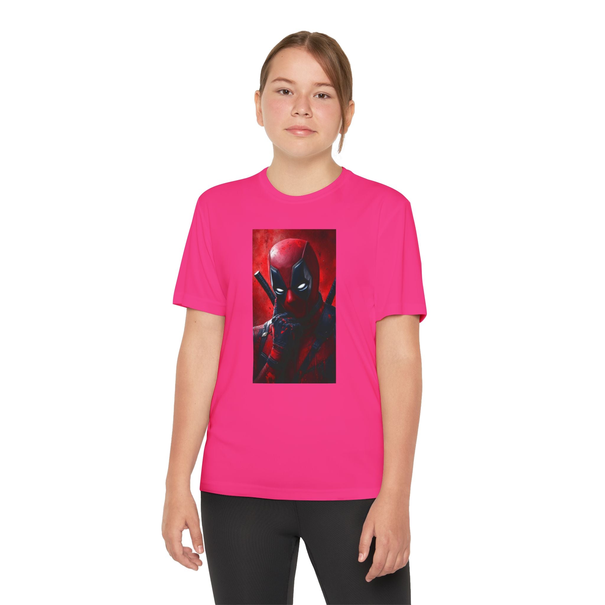 Deadpool Superhero Marvel Patriotic, Kids Graphic T-Shirt, Boys Hero Top, Girls Comic Book Clothing, Birthday