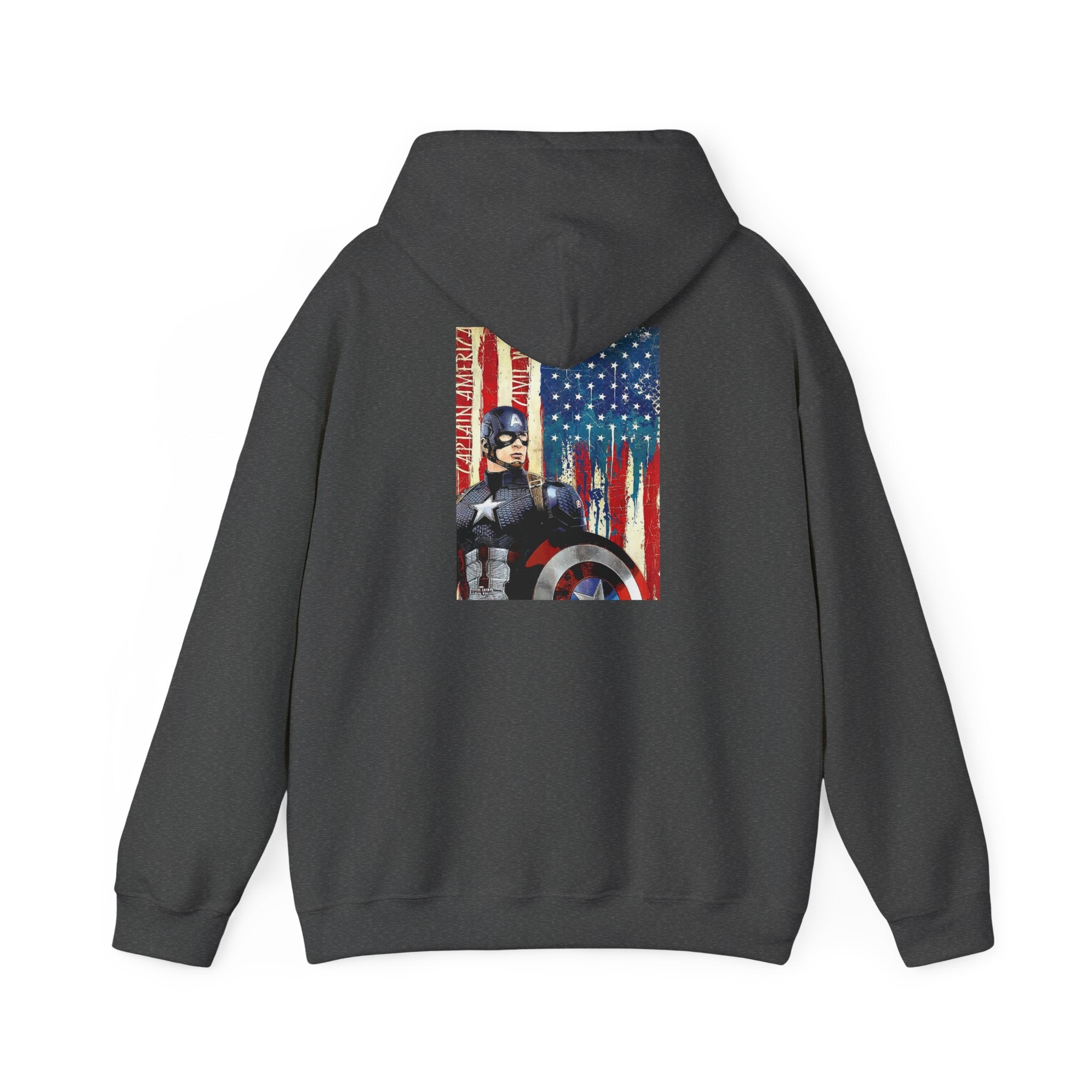 Hooded Sweatshirt - Captain America Design