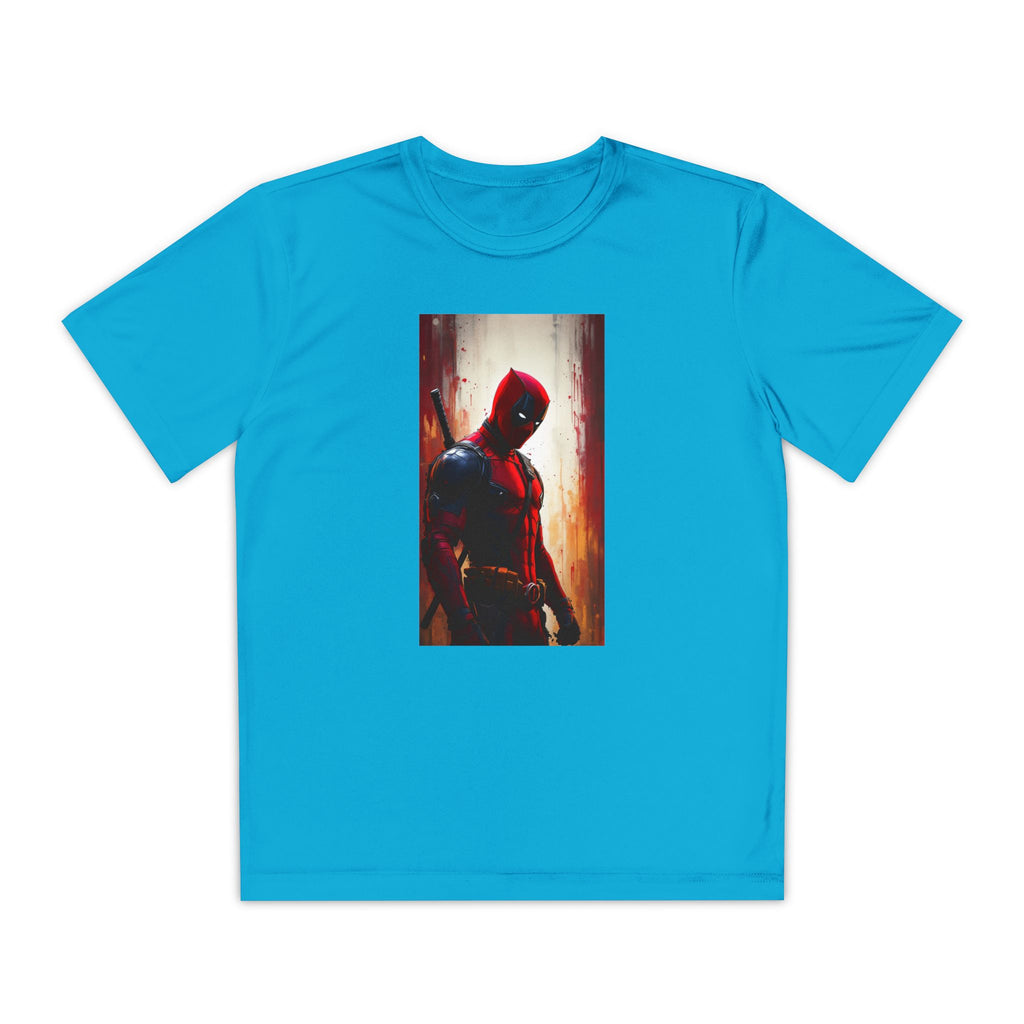 Deadpool Superhero Marvel Patriotic, Kids Graphic T-Shirt, Boys Hero Top, Girls Comic Book Clothing, Birthday