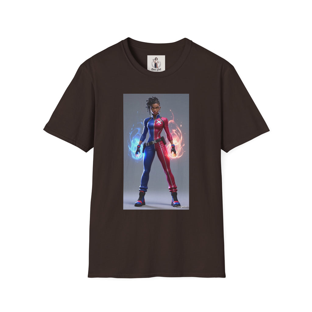 Mercedes Knight Superhero Marvel Unisex Softstyle T-Shirt, Comic Book Tee, Graphic Novel Shirt, Geeky Clothing, Cosplay Costume Top