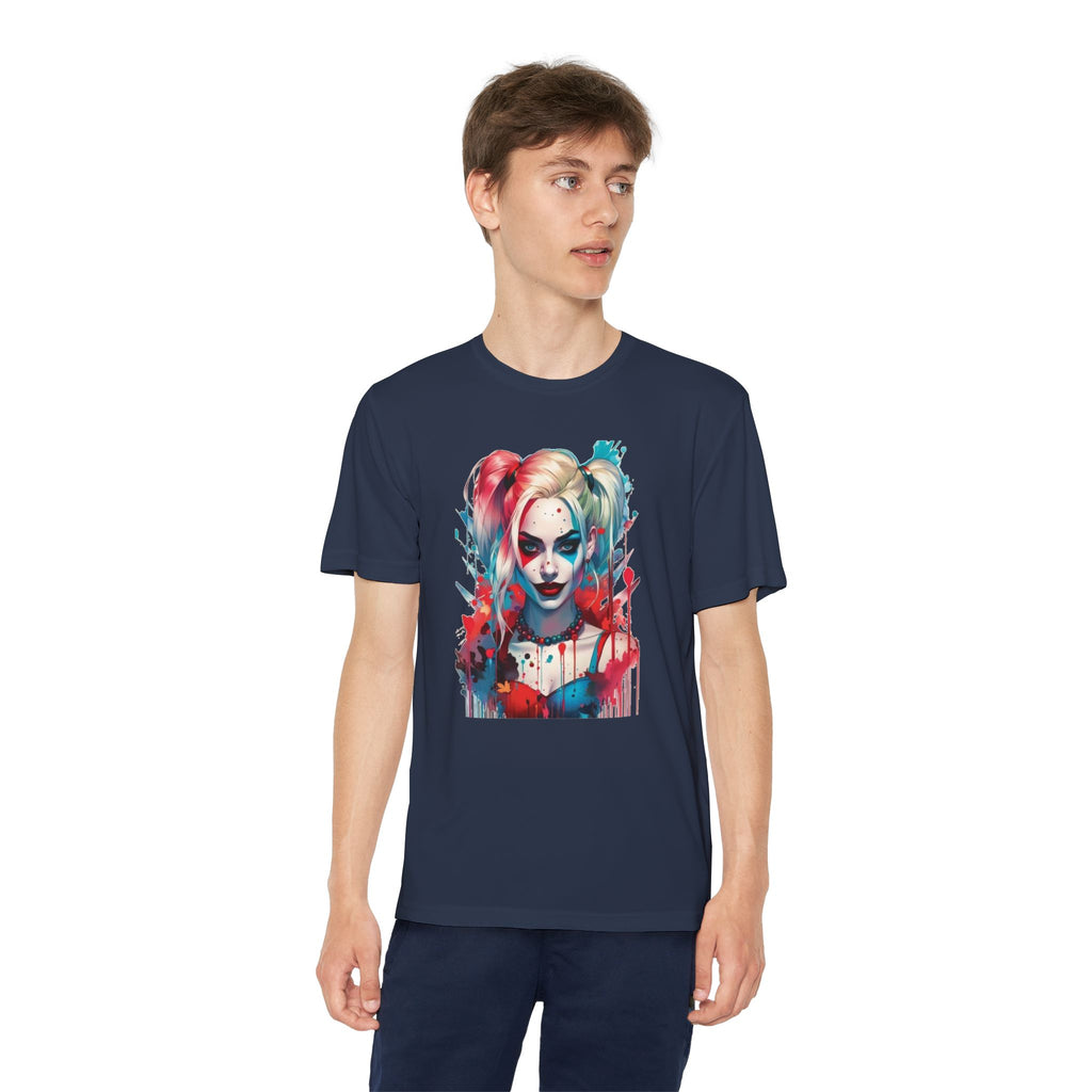 Superhero Youth T-Shirt Sports Graphic Tee, Cool Athletic Shirt for Kids