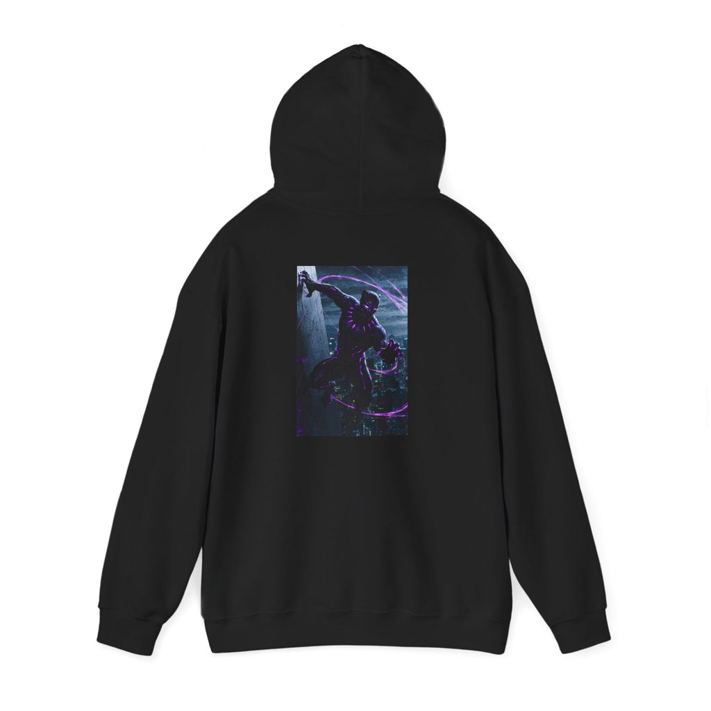Hooded Sweatshirt - The Black Panther Design