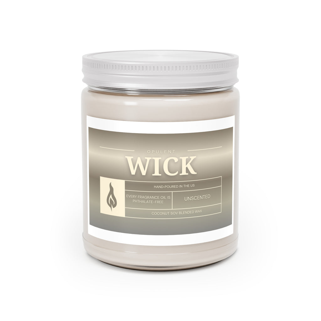 Soy Candles, OPULENT Wick, Hand-poured in the US, White Lid, 9oz, Aromatherapy, Relaxation, Home Decor, Gift, Scented Candles