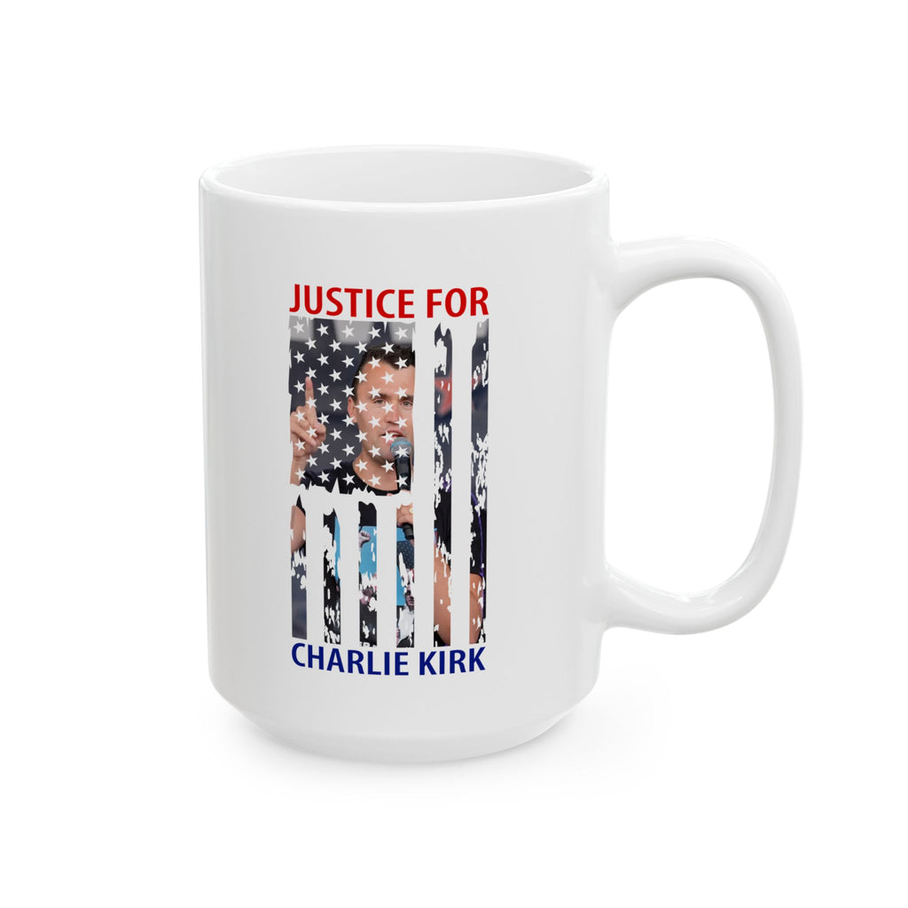 Charlie Kirk Patriotic Mug