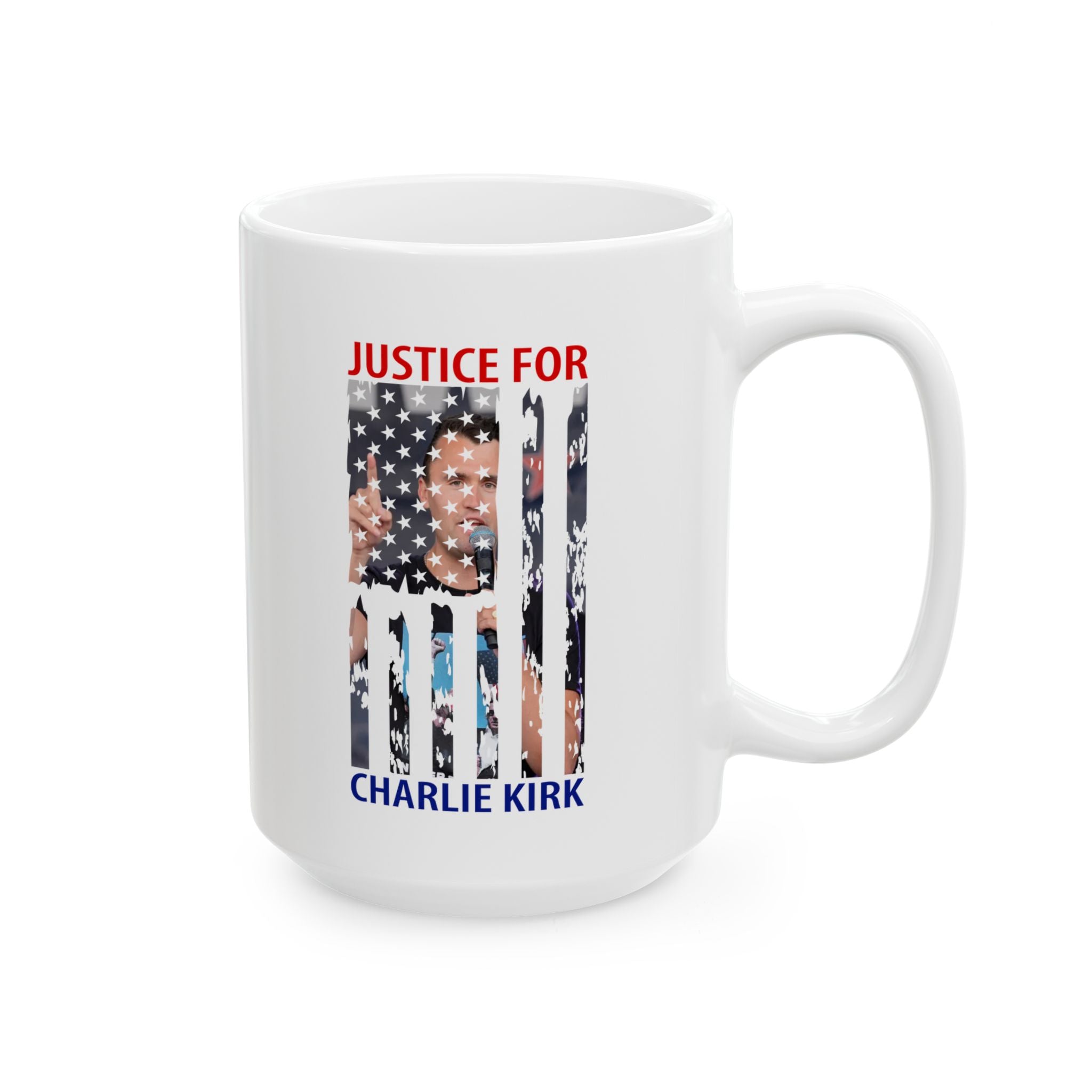 Charlie Kirk Patriotic Mug