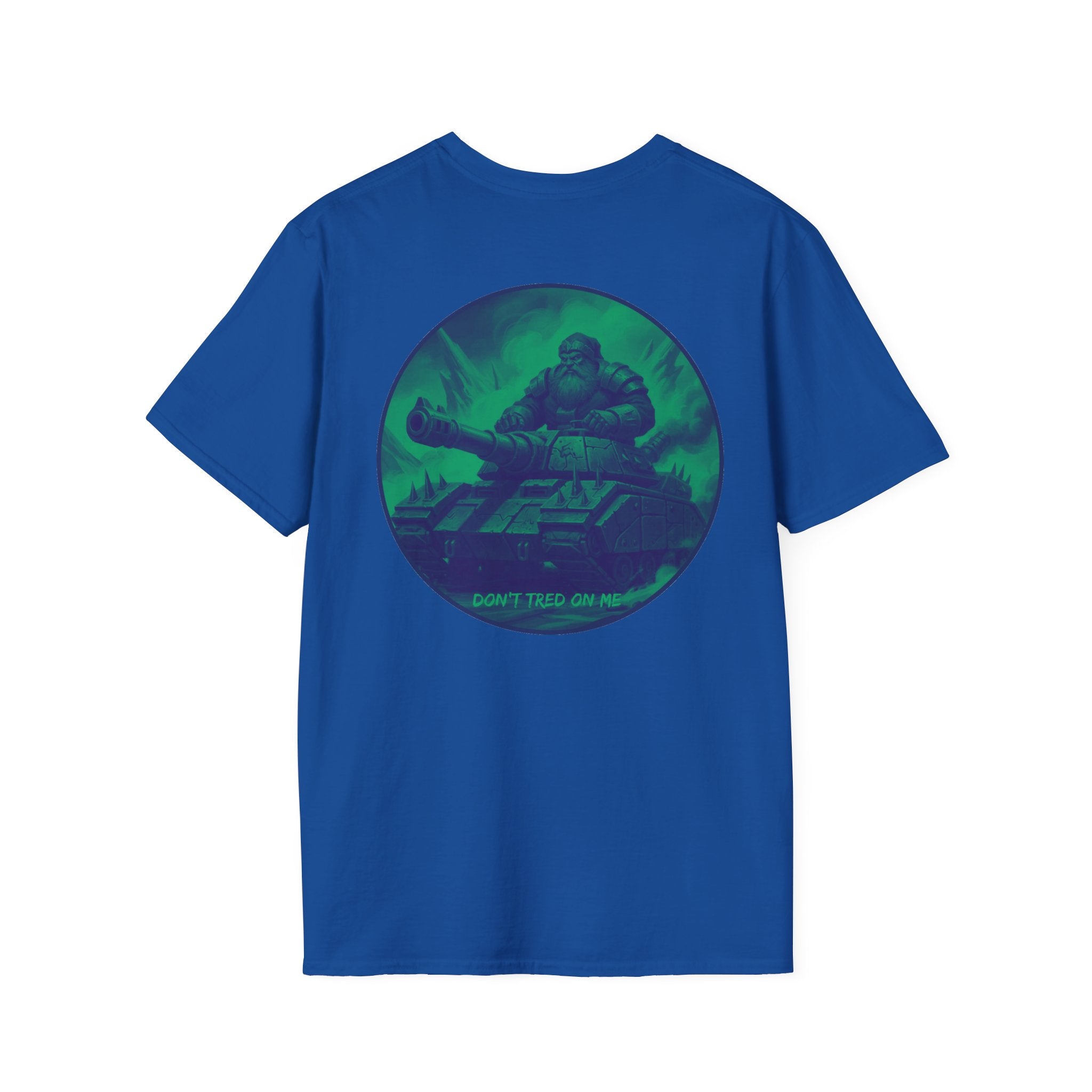 Santa Claus On A Tank Christmas ~ Unisex Softstyle T-Shirt