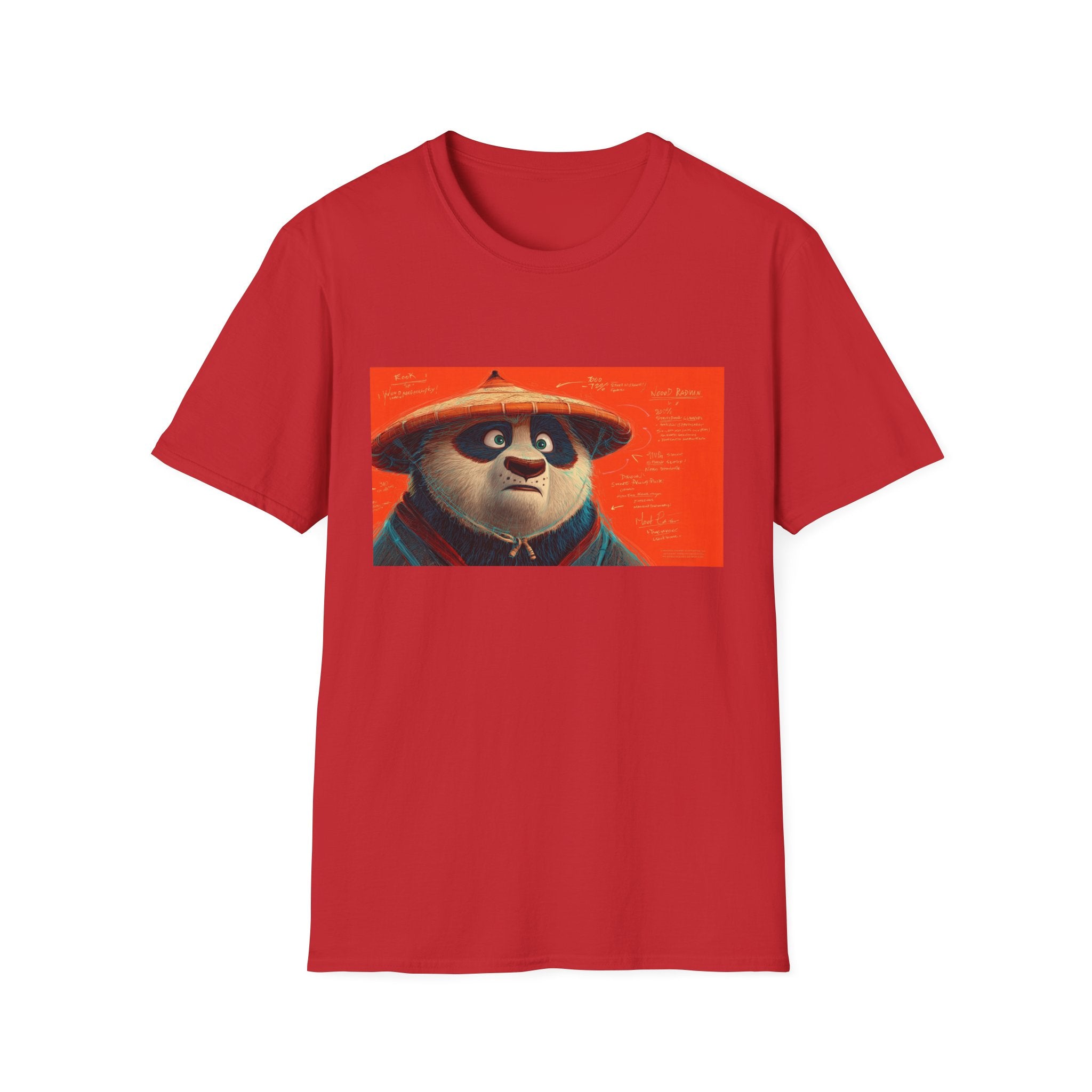 Kung Fu Panda Unisex Softstyle T-Shirt, DreamWorks Animation Youth Competitor Tee, Graphic Tee, Movie Fan Gift, Cult Classic Shirt, Comfy