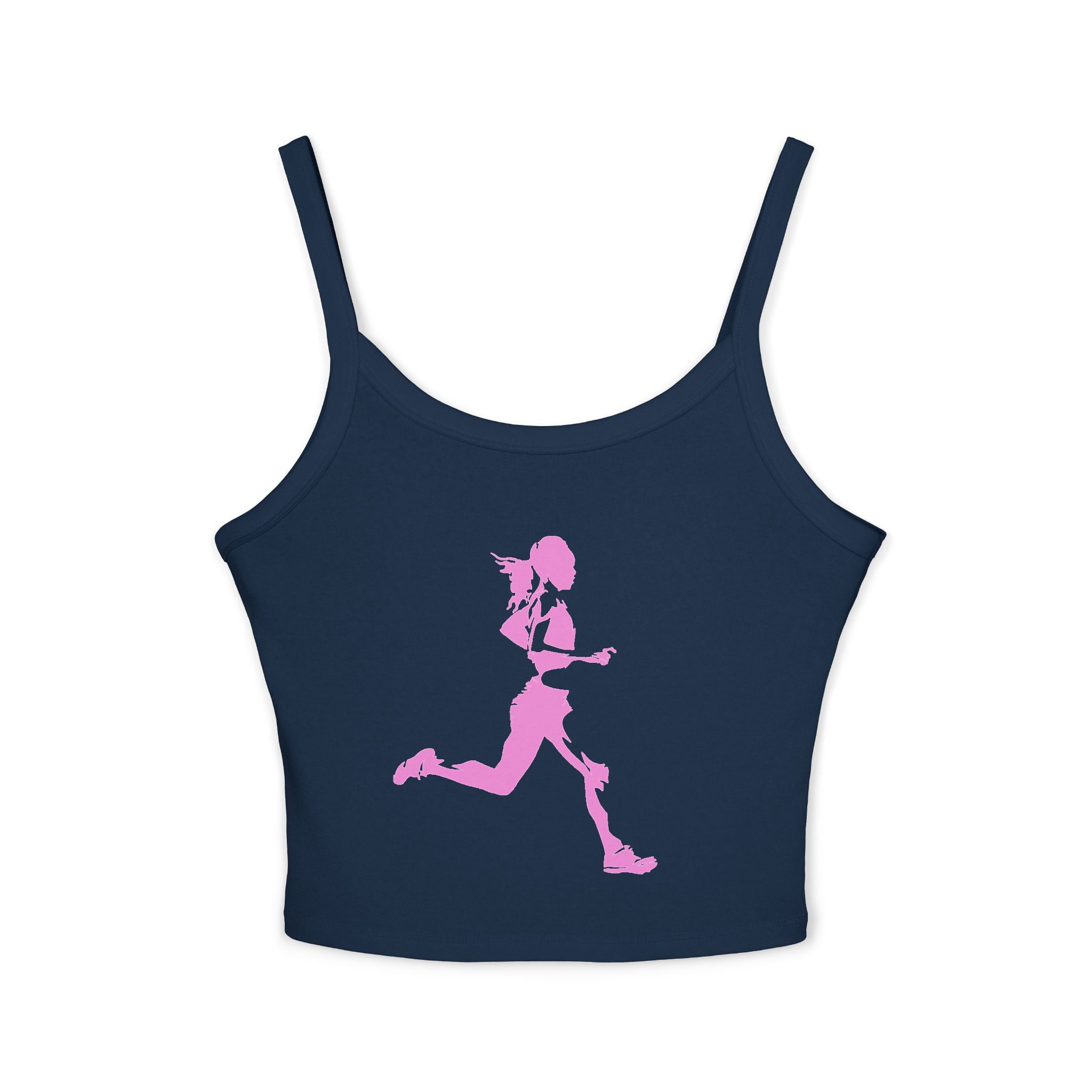 Running Woman Tank Top, Athletic Workout Top, Fitness Sleeveless Shirt, Jogging Muscle Tee, Exercise Gym Cami