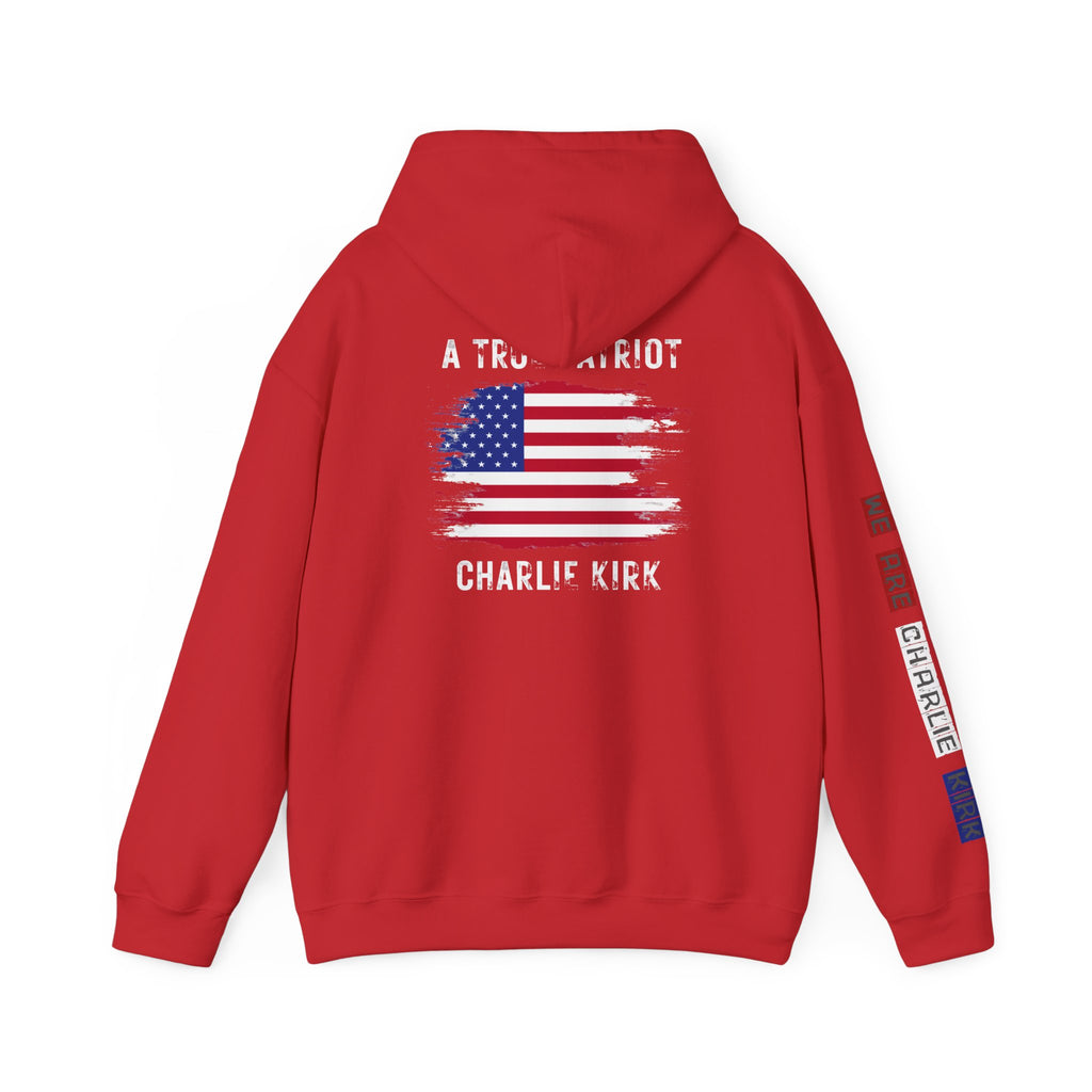 Charlie kirk Patriotic Hoodie Rebel Spirit Unisex Hoodie