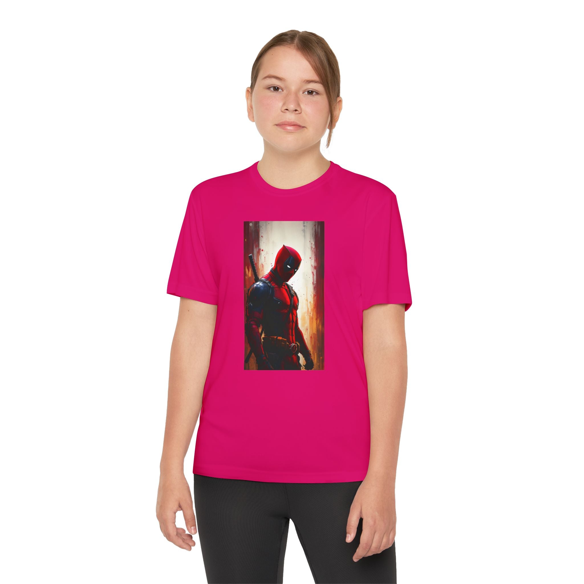 Deadpool Superhero Marvel Patriotic, Kids Graphic T-Shirt, Boys Hero Top, Girls Comic Book Clothing, Birthday