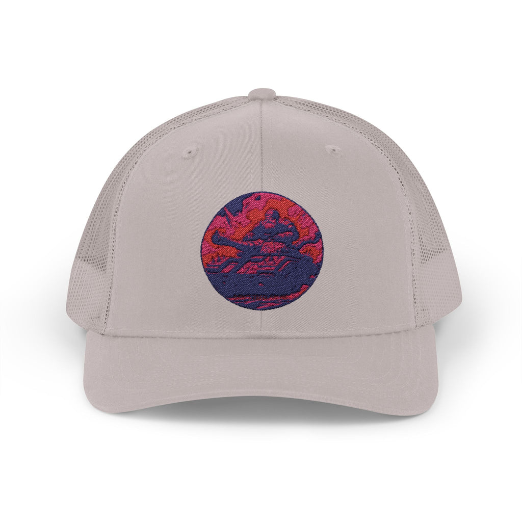 Santa Claus On A Tank Christmas Patriotic, Trucker Cap, Patriotic hat, Truckers Hat, Patriotic Accessories