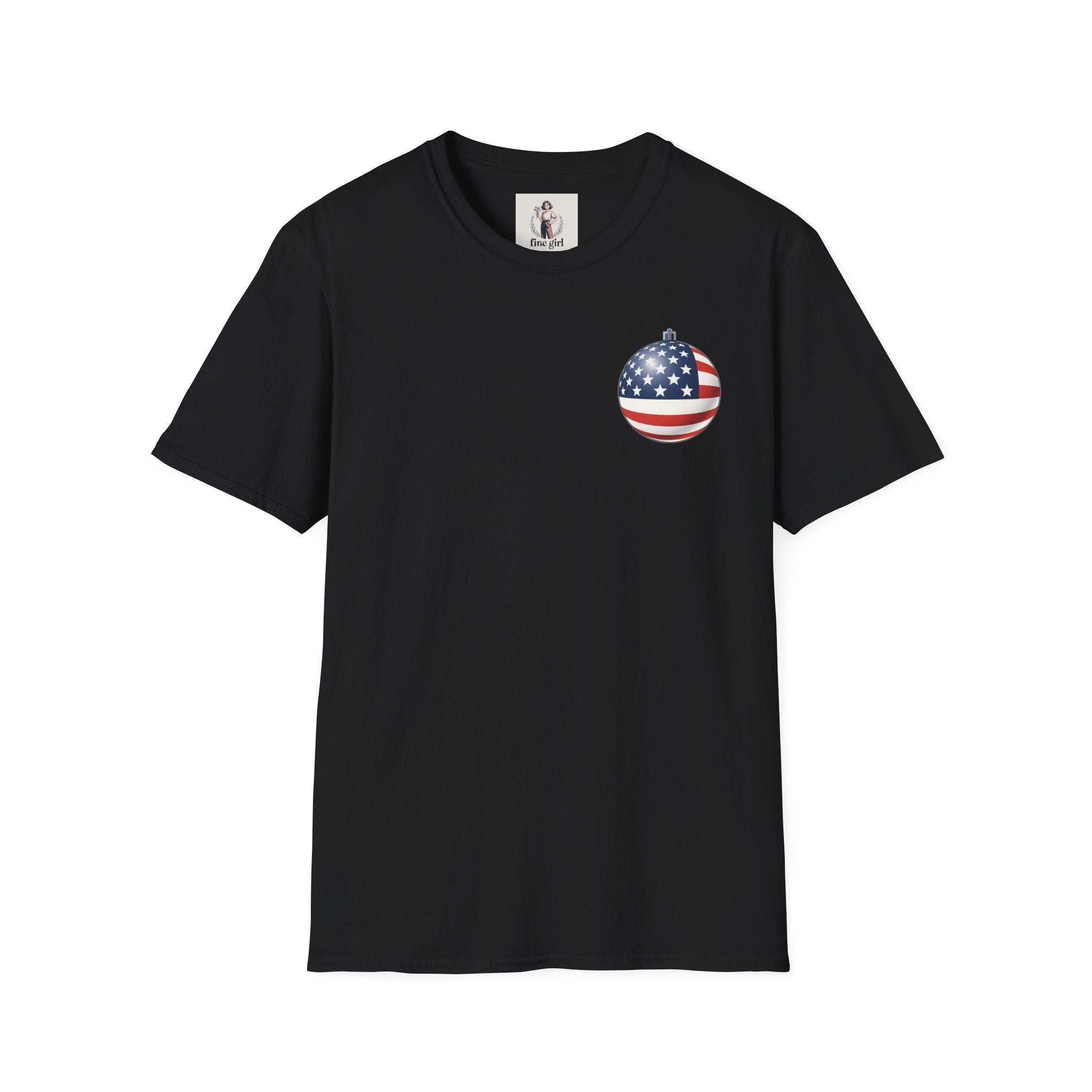 Santa Claus On A Tank Christmas ~ Unisex Softstyle T-Shirt