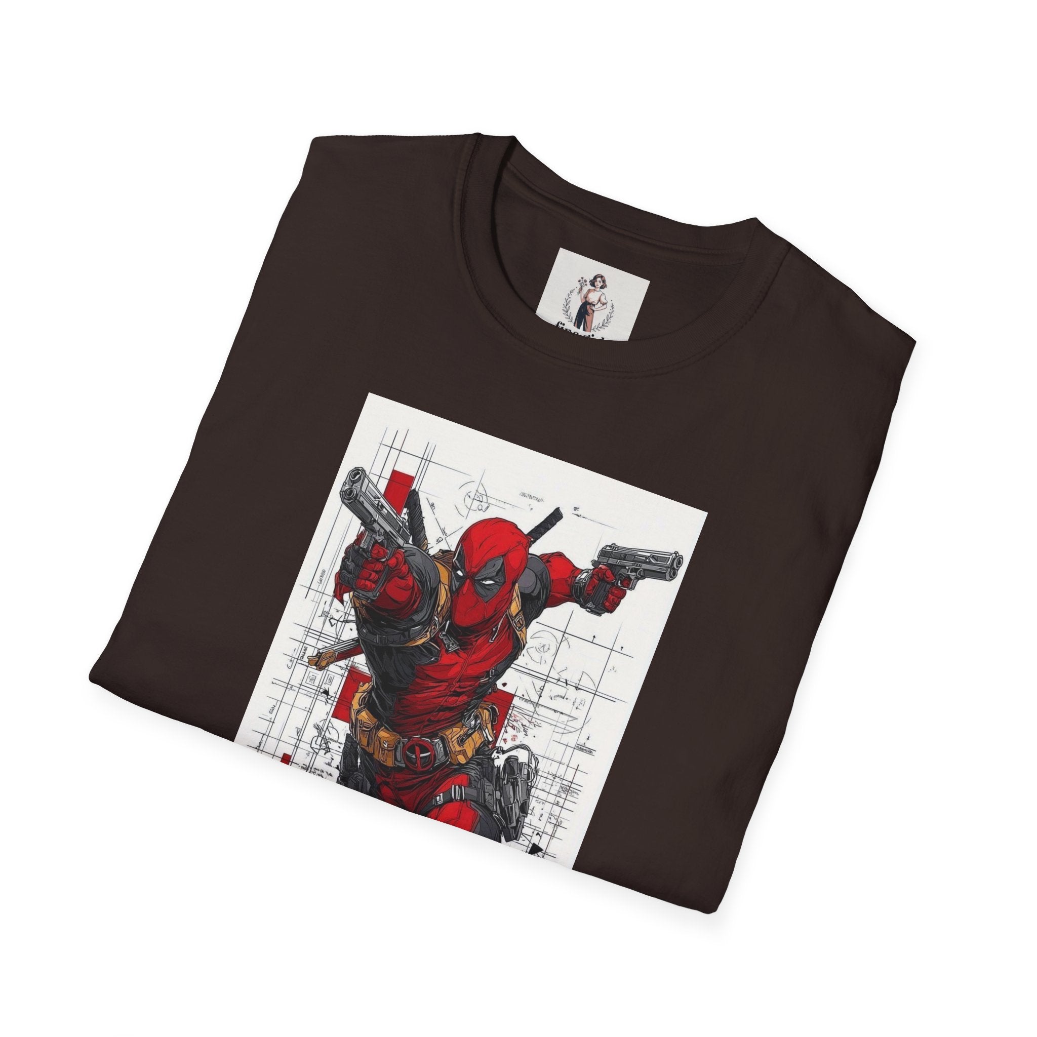 Deadpool Hero Unisex Softstyle T-Shirt