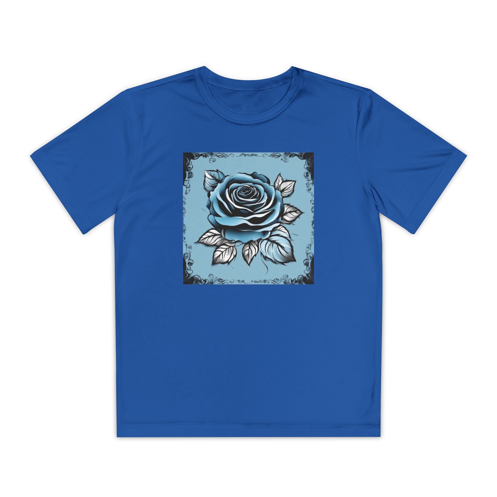 Flower Youth Tshirt, Girls Floral Tee, Kids Spring Shirt, Children's Botanical Top, Teen Blossom T-Shirt