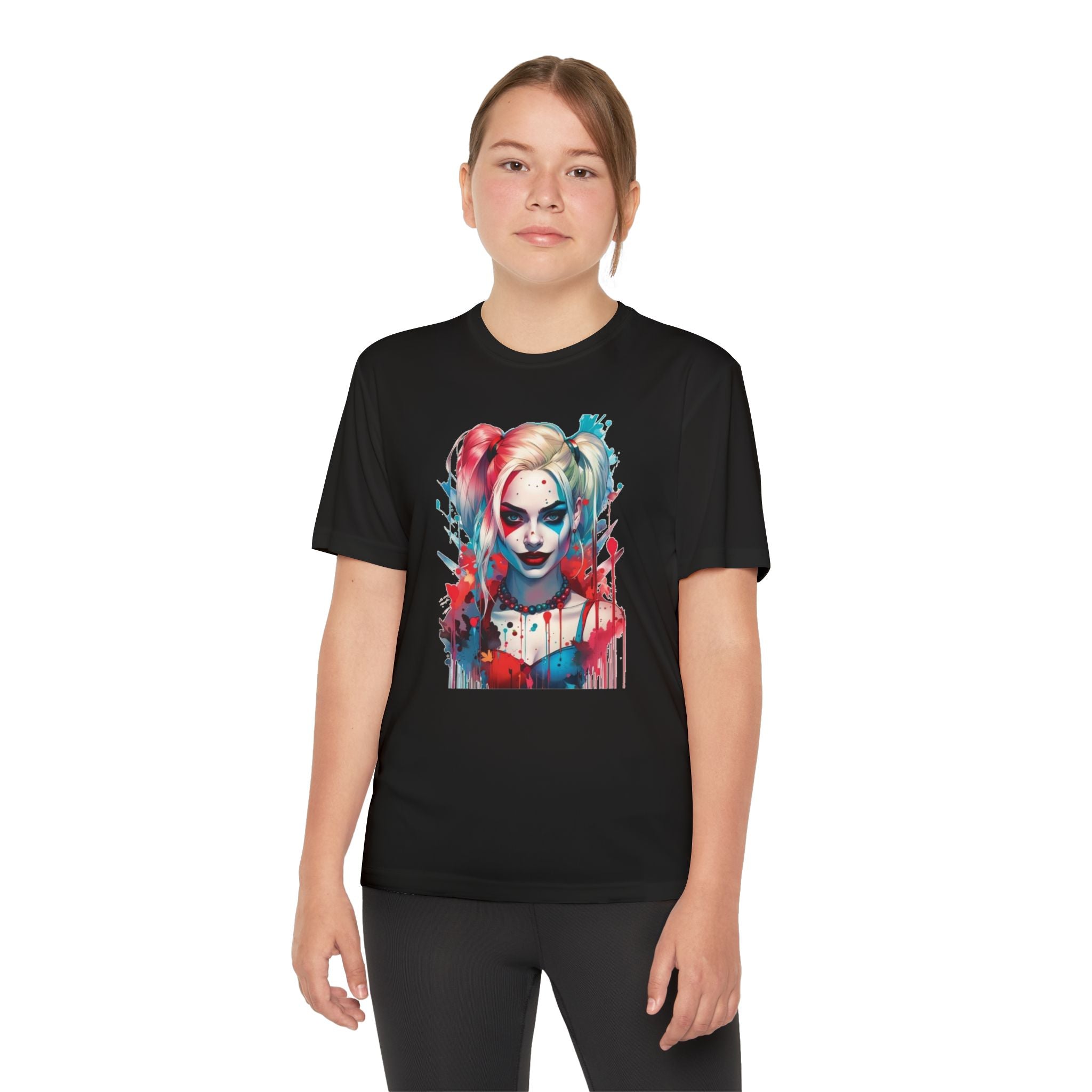 Superhero Youth T-Shirt Sports Graphic Tee, Cool Athletic Shirt for Kids