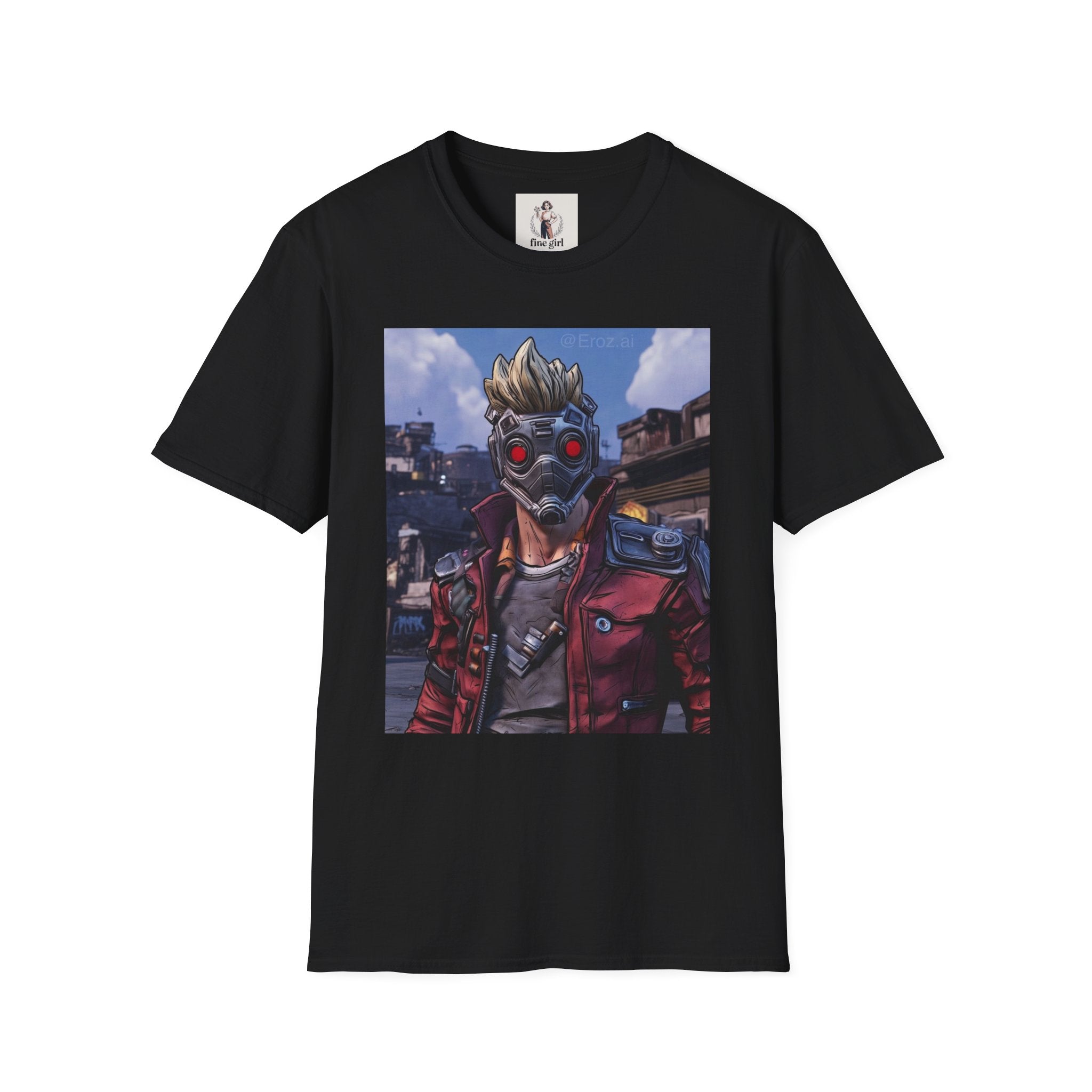 Star-Lord Superhero Marvel Unisex Softstyle T-Shirt, Comic Book Tee, Geeky Clothing, Cosplay Costume Top