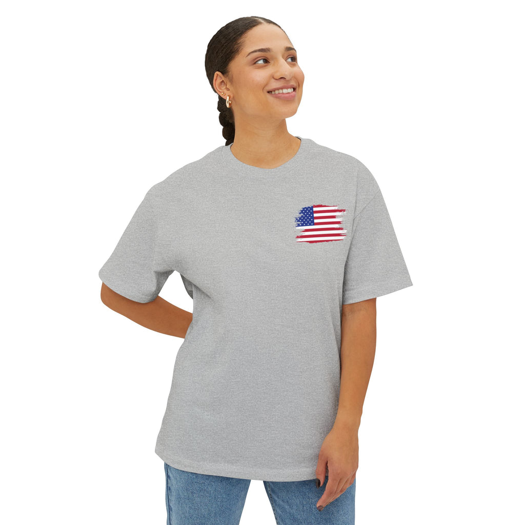 Charlie Kirk Unisex Oversized Boxy Tee