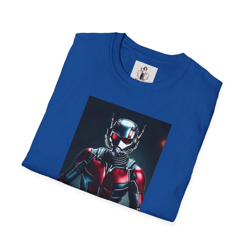 Antman Superhero Marvel Unisex Softstyle T-Shirt, Comic Book Tee, Geeky Clothing, Cosplay Costume Top