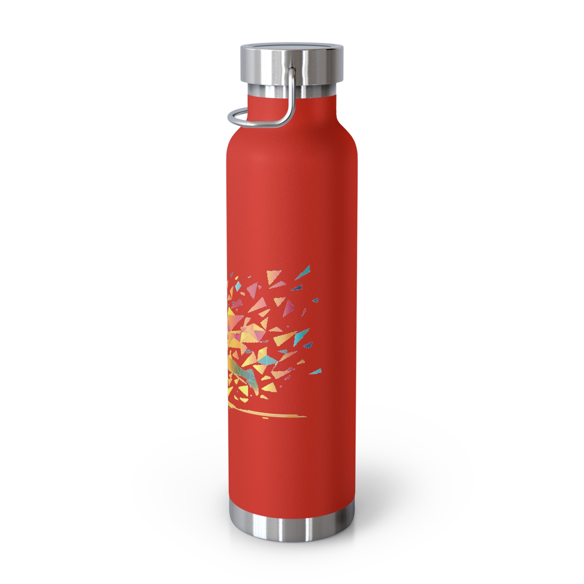 Woman Running Copper Insulated Water Bottle