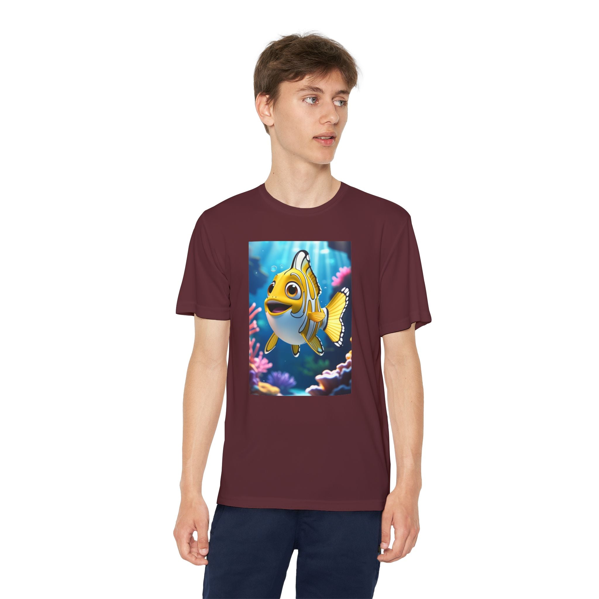 Nemo Fish Ocean Youth T-Shirt - Underwater Kids Tee, Finding Nemo Shirt, Beach Vacation Clothing, Ocean Lover Gift, Fish Theme Top
