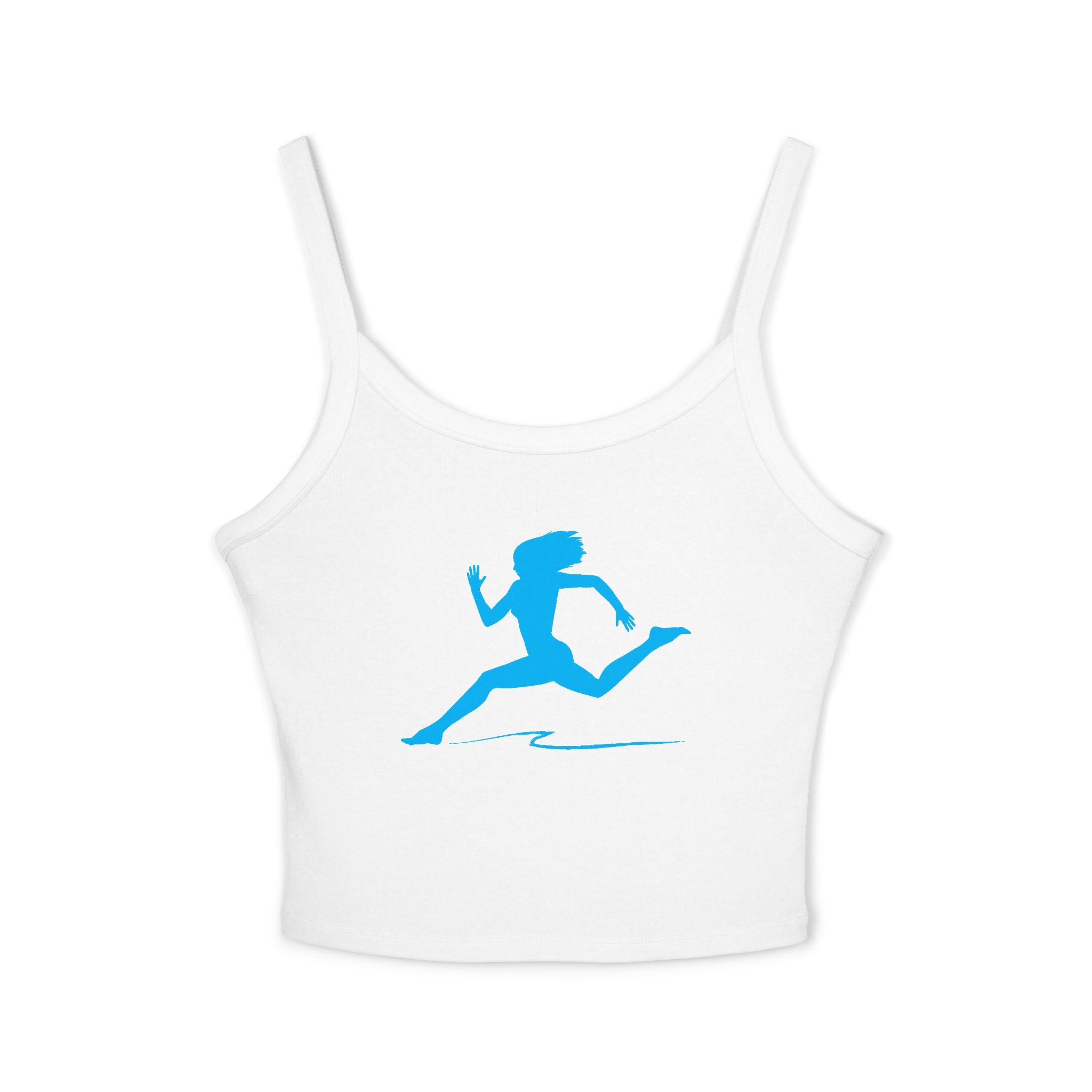 Running Woman Tank Top, Athletic Workout Top, Fitness Sleeveless Shirt, Jogging Muscle Tee, Exercise Gym Cami