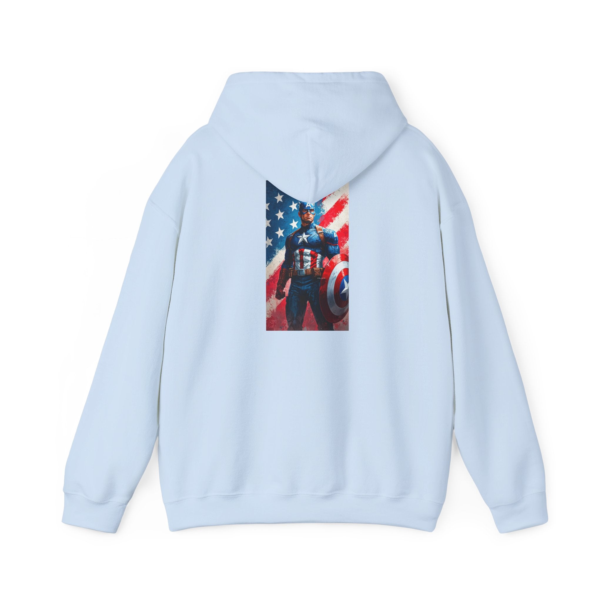 Hooded Sweatshirt - Captain America Design