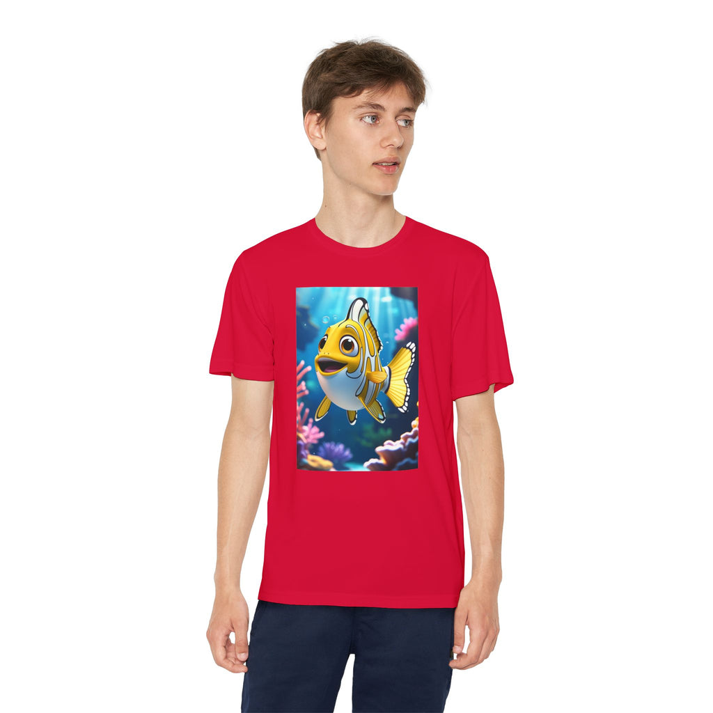 Nemo Fish Ocean Youth T-Shirt - Underwater Kids Tee, Finding Nemo Shirt, Beach Vacation Clothing, Ocean Lover Gift, Fish Theme Top