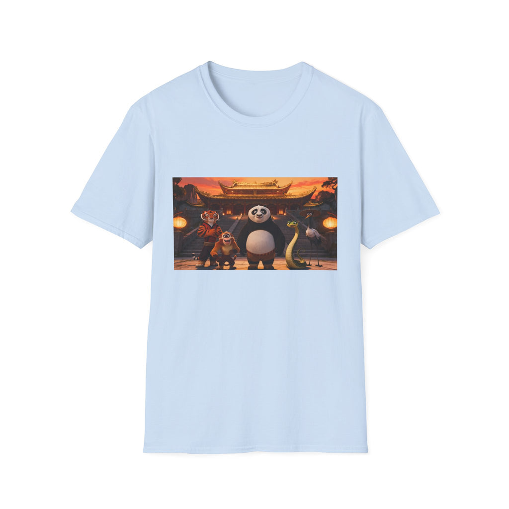 Kung Fu Panda Unisex Softstyle T-Shirt, DreamWorks Animation Youth Competitor Tee, Graphic Tee, Movie Fan Gift, Cult Classic Shirt, Comfy