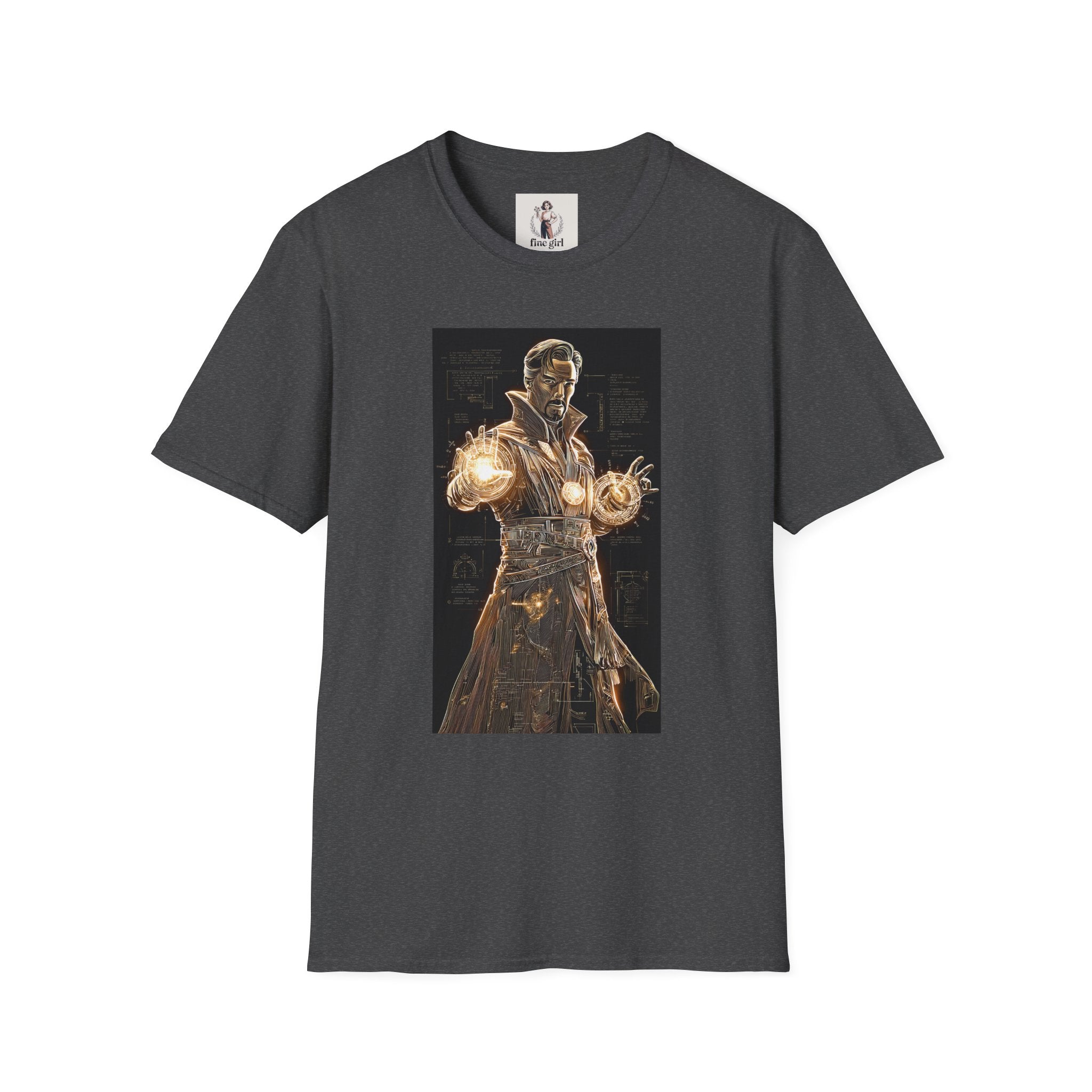 Dr Strange Superhero Marvel Unisex Softstyle T-Shirt, Comic Book Tee, Geeky Clothing, Cosplay Costume Top