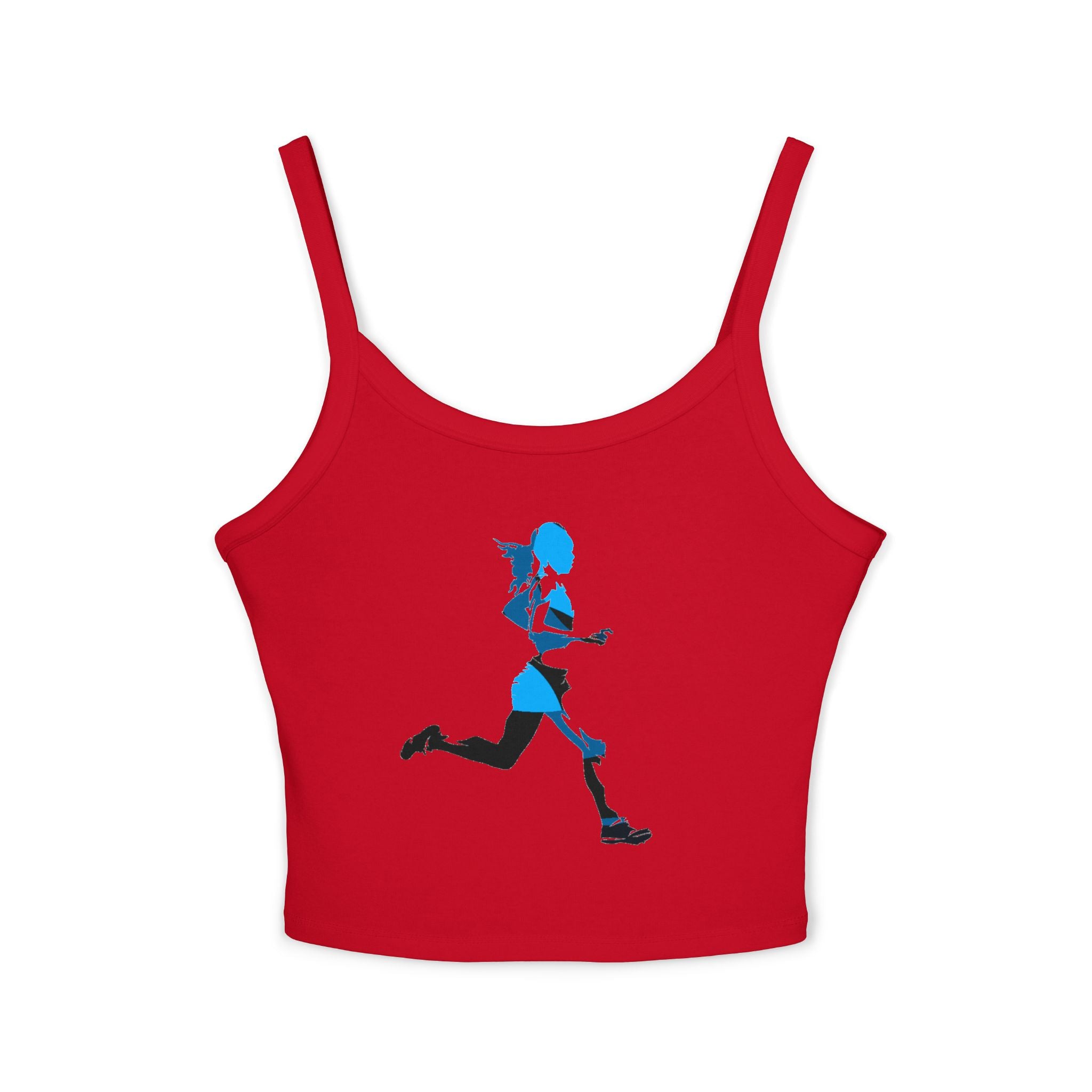 Running Woman Tank Top, Athletic Workout Top, Fitness Sleeveless Shirt, Jogging Muscle Tee, Exercise Gym Cami