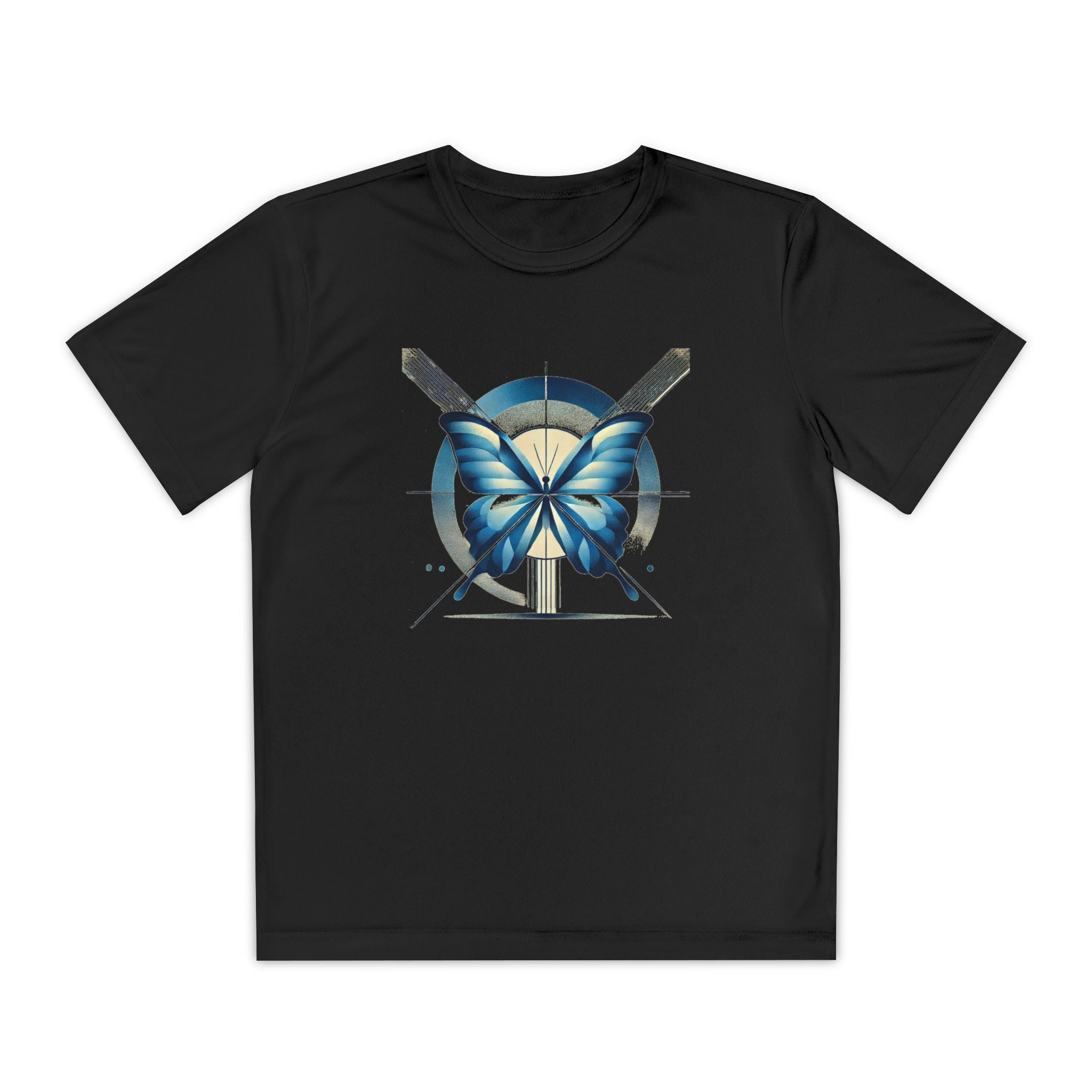 Butterffy Youth T-Shirt Sports Graphic Tee, Cool Athletic Shirt for Kids, Perfect for Sports Events, Team Spirit