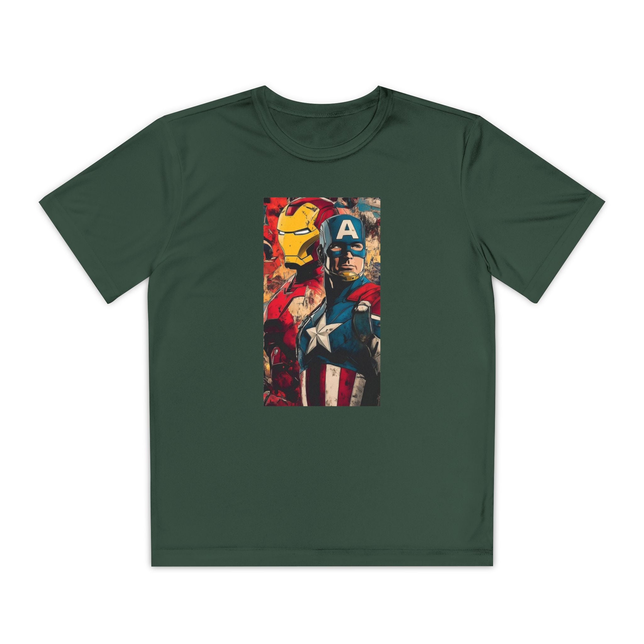 Advengers Youth T-Shirt Sports Graphic Tee, Cool Athletic Shirt for Kids, Perfect for Sports Events, Team Spirit