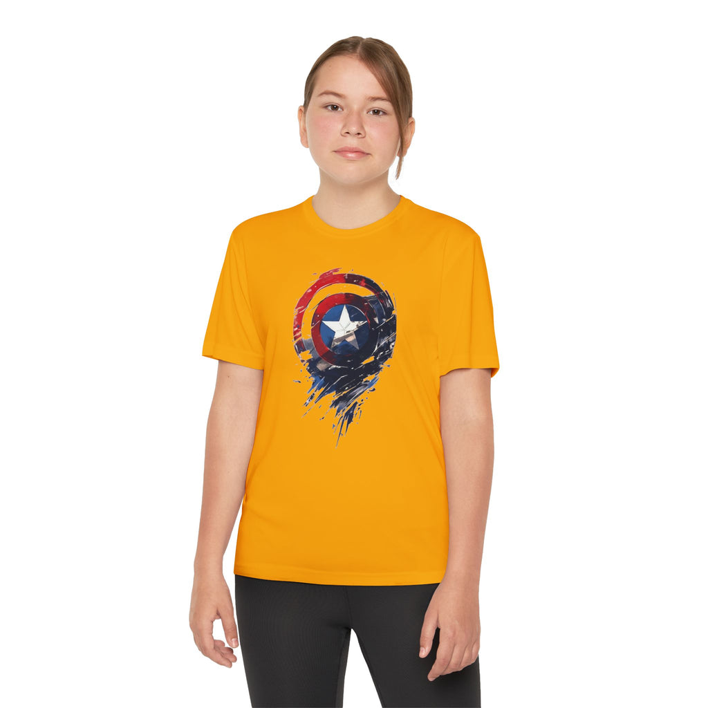 Advengers Youth T-Shirt Sports Graphic Tee, Cool Athletic Shirt for Kids