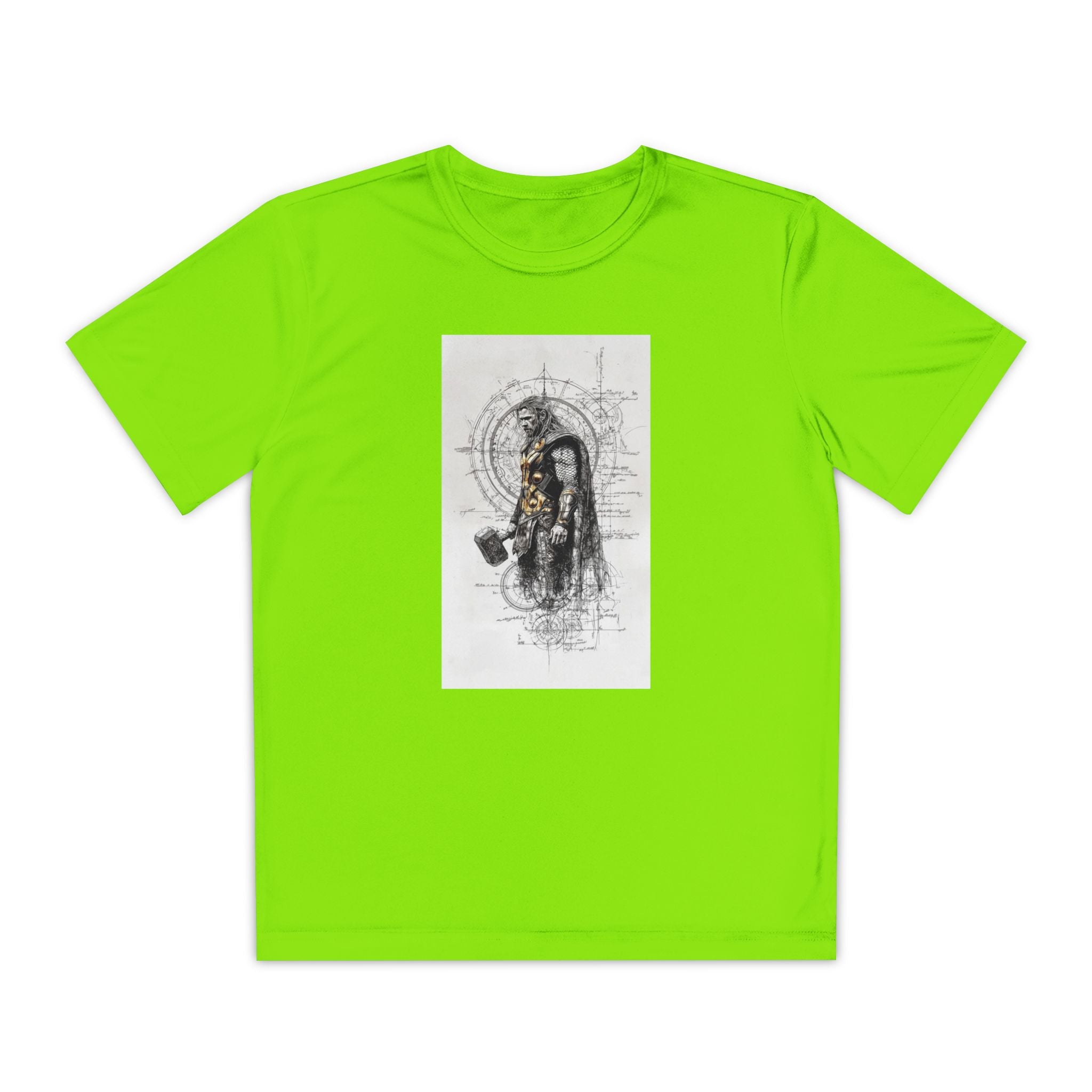 Superhero Youth T-Shirt Sports Graphic Tee, Cool Athletic Shirt for Kids