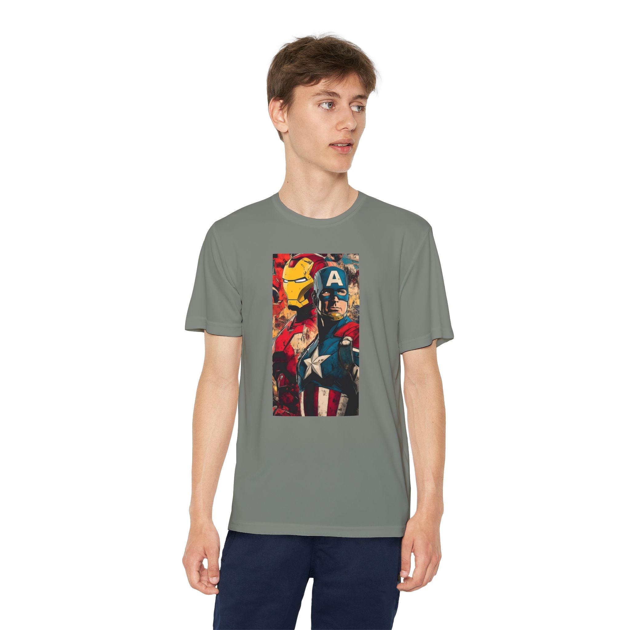 Advengers Youth T-Shirt Sports Graphic Tee, Cool Athletic Shirt for Kids, Perfect for Sports Events, Team Spirit