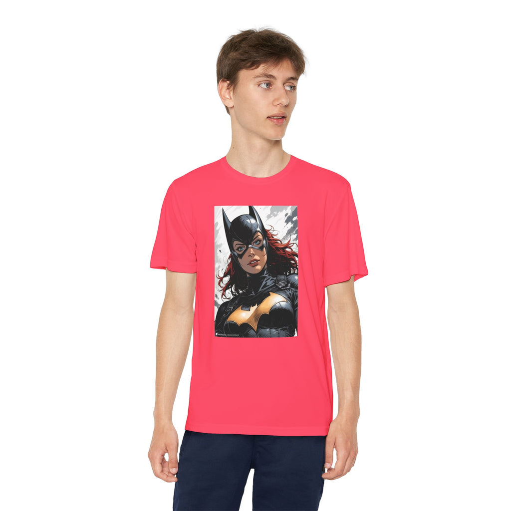 Superhero Youth T-Shirt Sports Graphic Tee, Cool Athletic Shirt for Kids