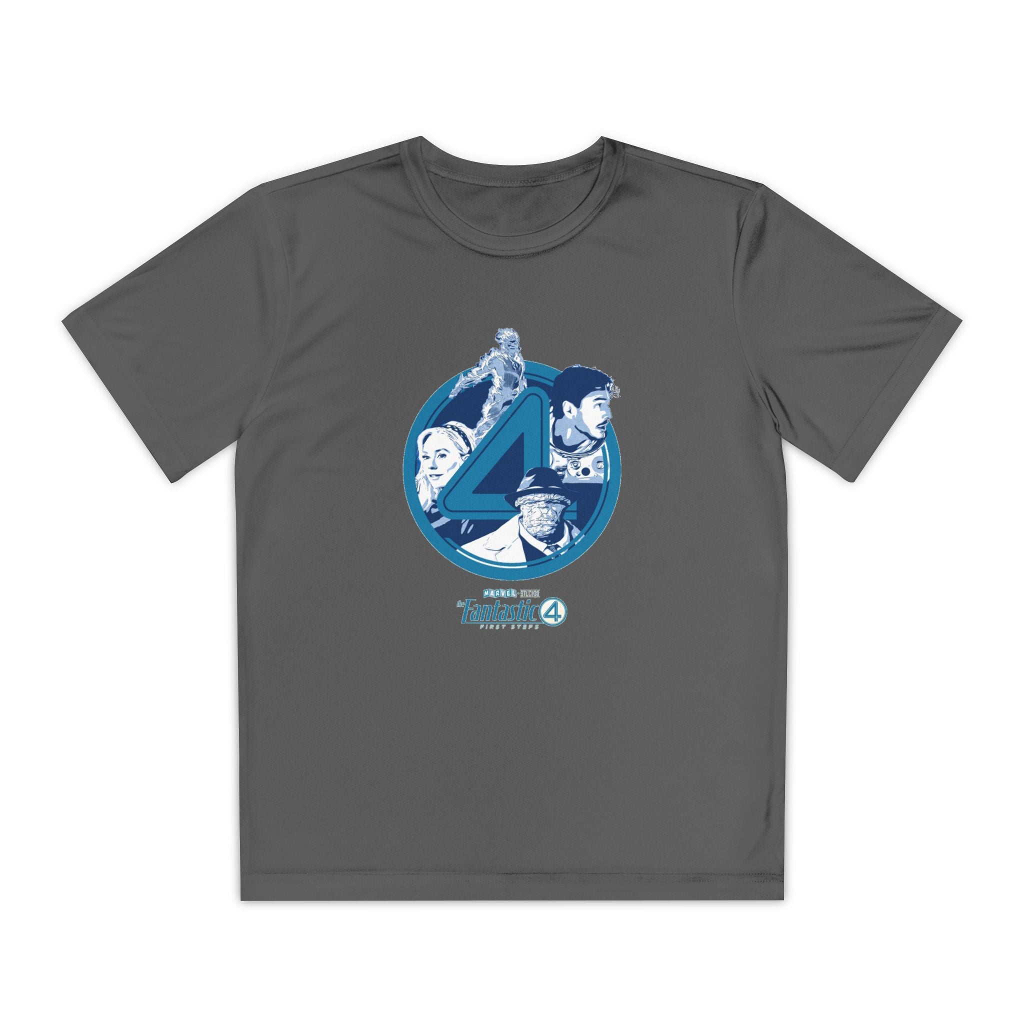 Fantastic 4 Youth T-Shirt Sports Graphic Tee, Cool Athletic Shirt for Kids, Perfect for Sports Events, Team Spirit
