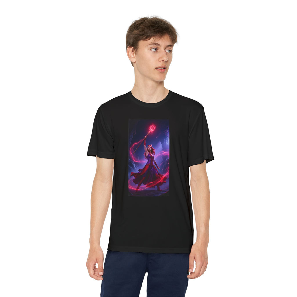 Superhero Youth T-Shirt Sports Graphic Tee, Cool Athletic Shirt for Kids