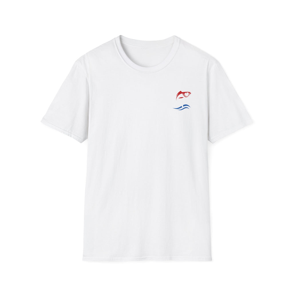 Patriotic Fishing t-shirt, American Flag Tee, 4th of July Shirt, USA Independence Day Top, Patriotic Graphic Tee, Unisex Patriotic