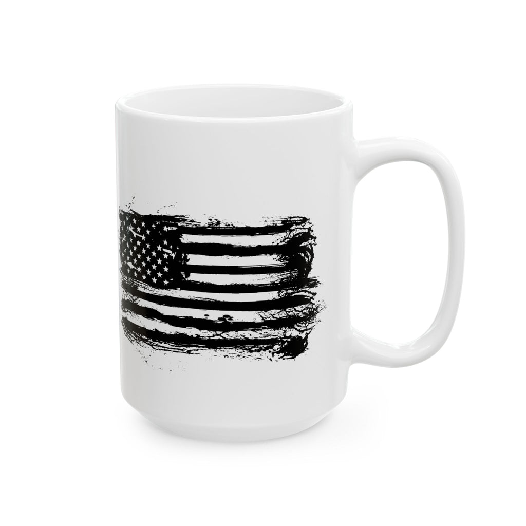 USA Black Flag Patriotic Coffee & Tea Mug
