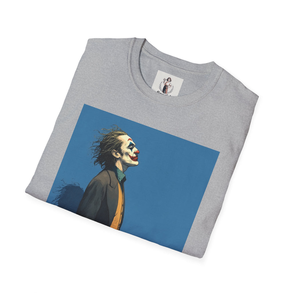 The Joker Superhero Marvel Unisex Softstyle T-Shirt, Comic Book Tee, Geeky Clothing, Cosplay Costume Top