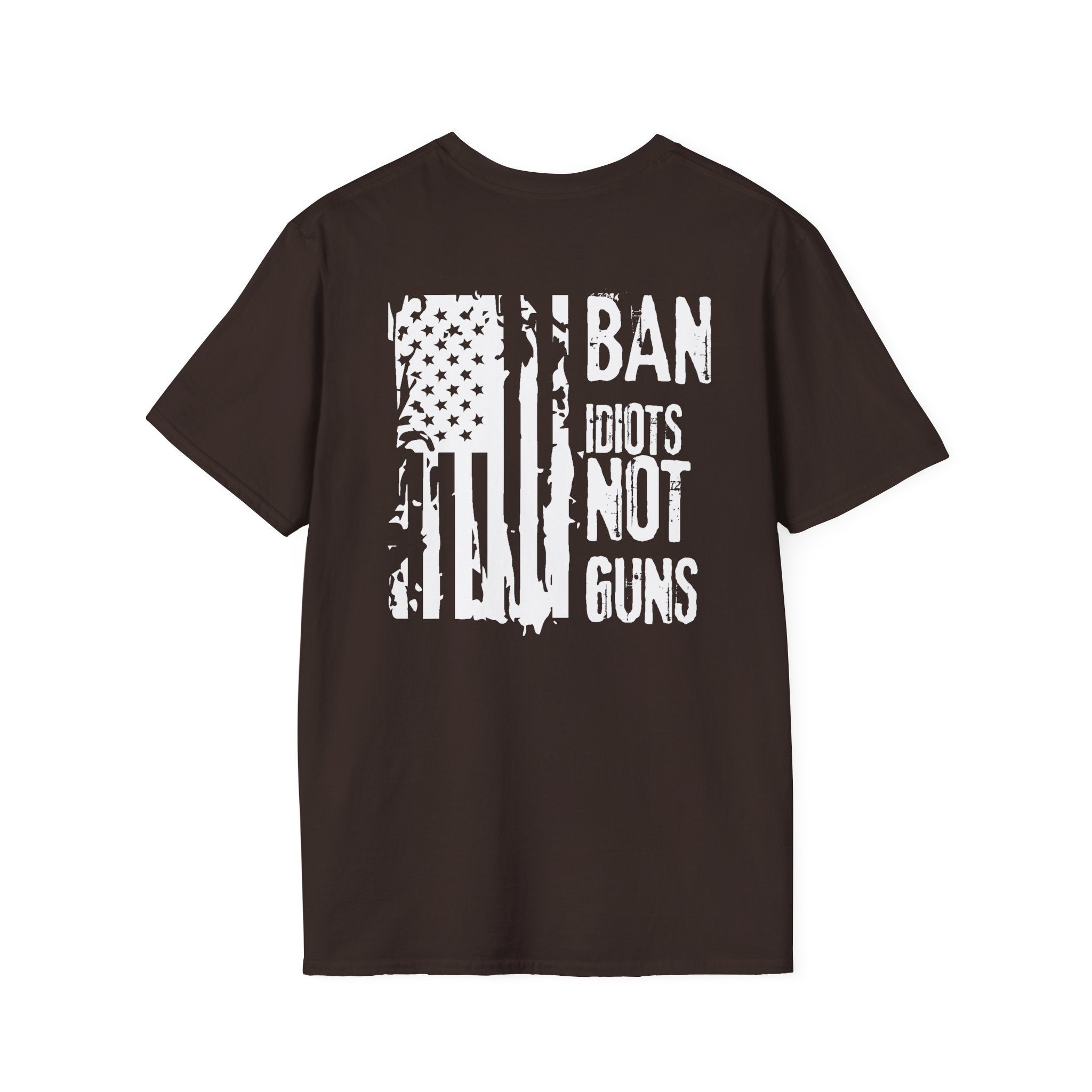 Ban Idiots Not Guns Patriotic Tshirt, American Flag Tee, 4th of July Shirt, Patriotic Graphic Tee, Unisex Patriotic